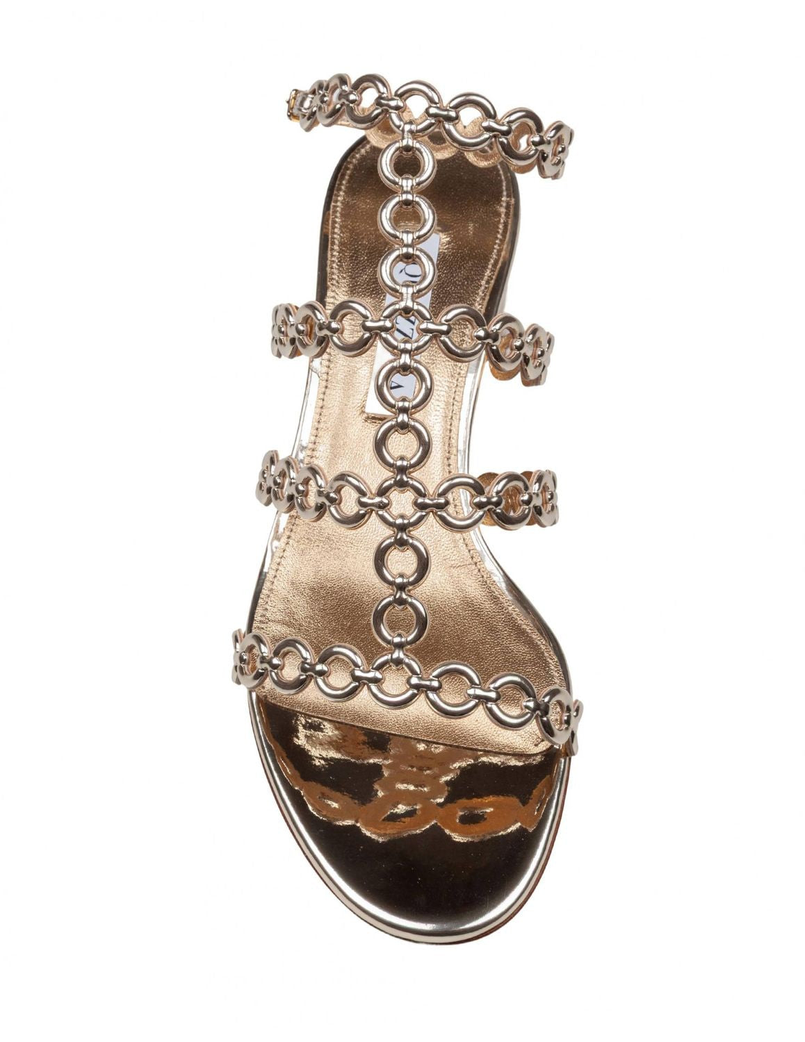 AQUAZZURA Infinity Chain Sandal 35 - Elegant Women's Footwear