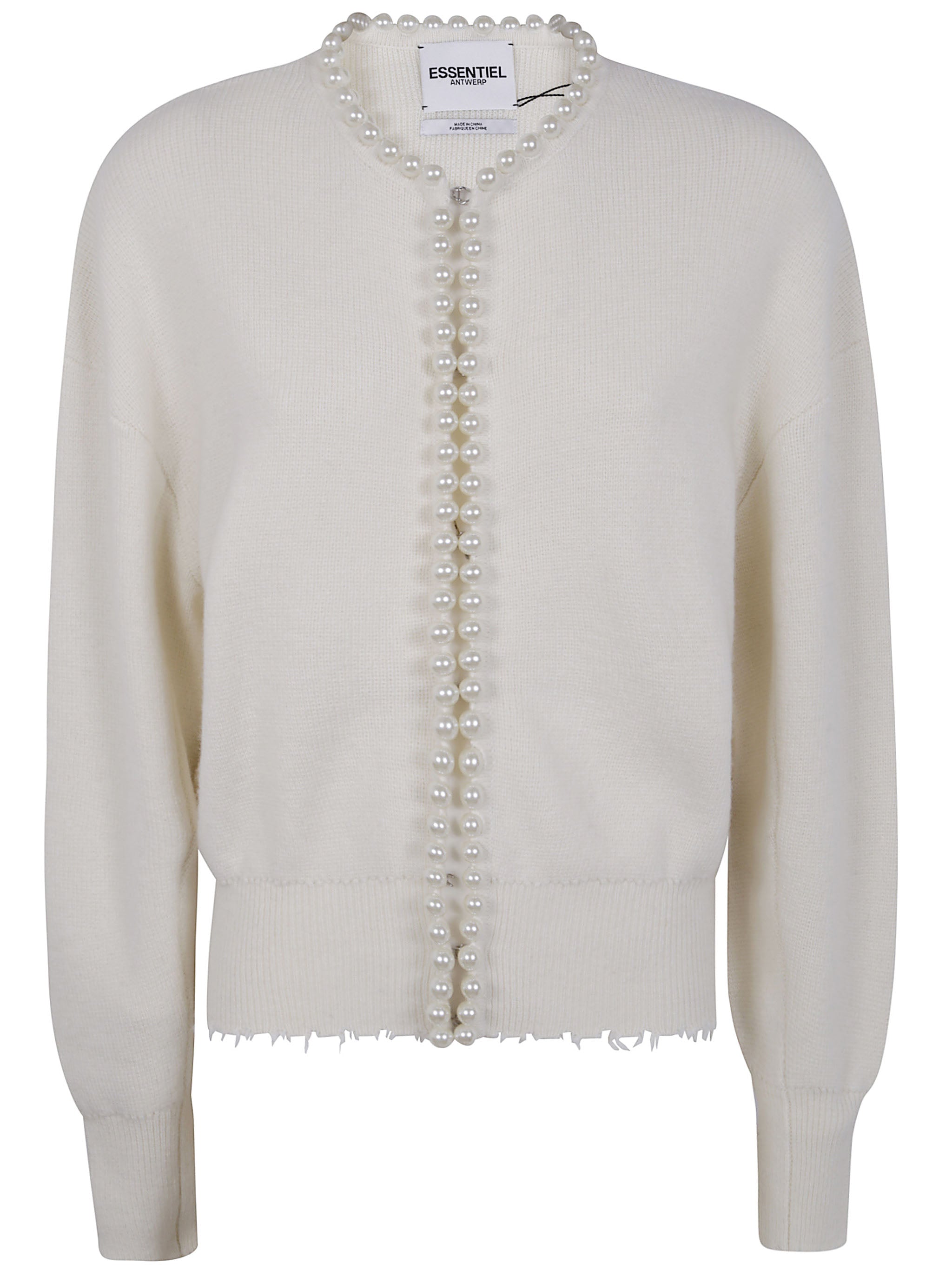 ESSENTIEL ANTWERP Women's Knit Cardigan with Beads - FW25 Collection