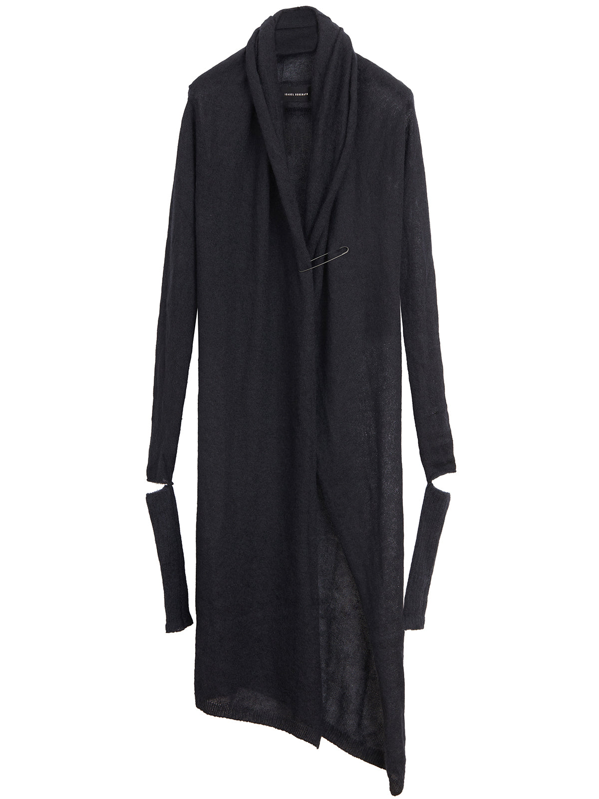 ISABEL BENENATO Mohair and Silk Long Cardigan - Women's Size 40