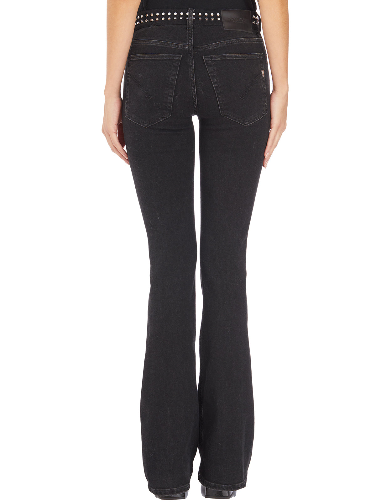 DONDUP Bootcut Pants with Studded Detail - Size 26