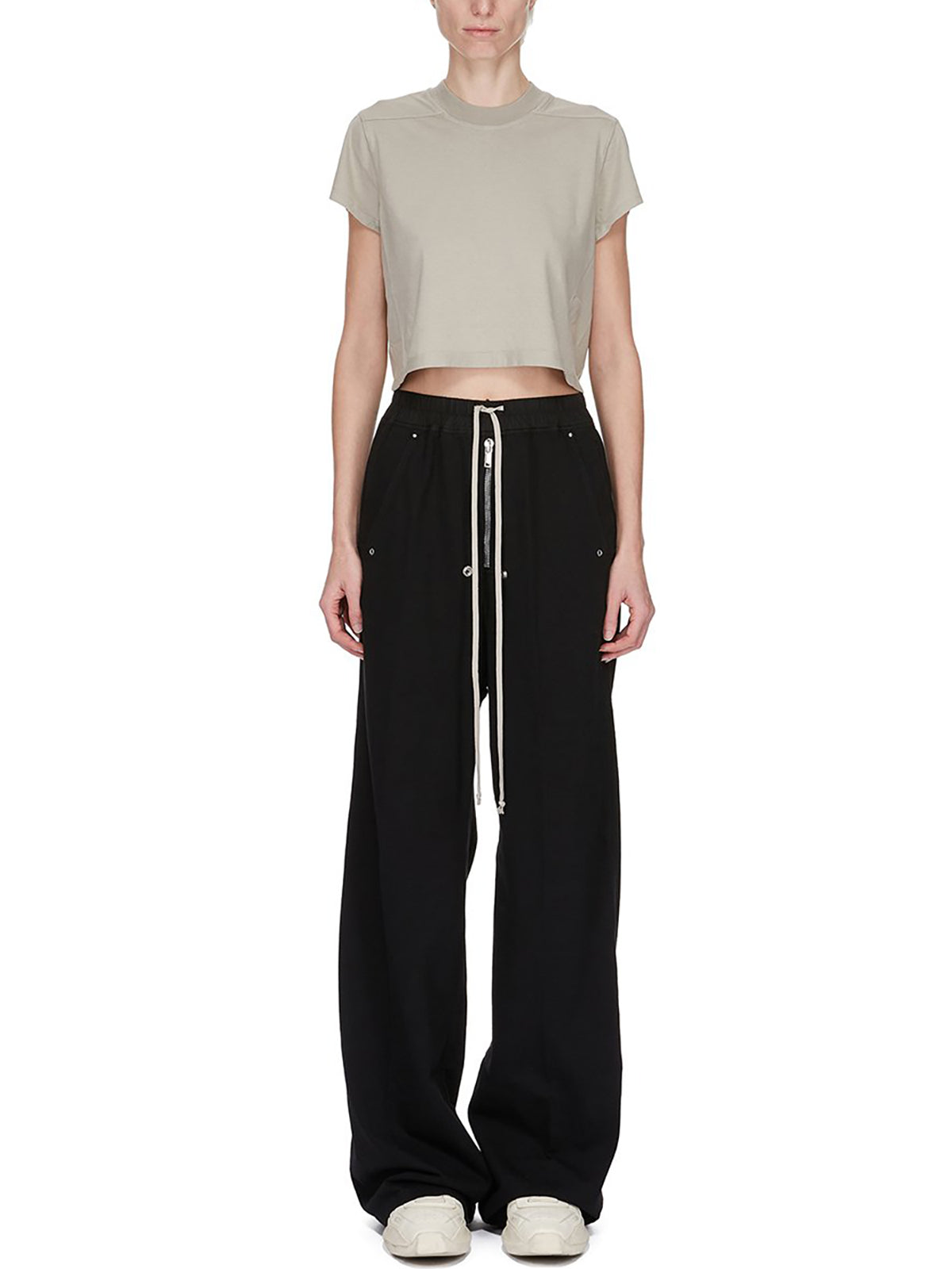 DRKSHDW Cropped Mini T-Shirt with Cut Sleeves