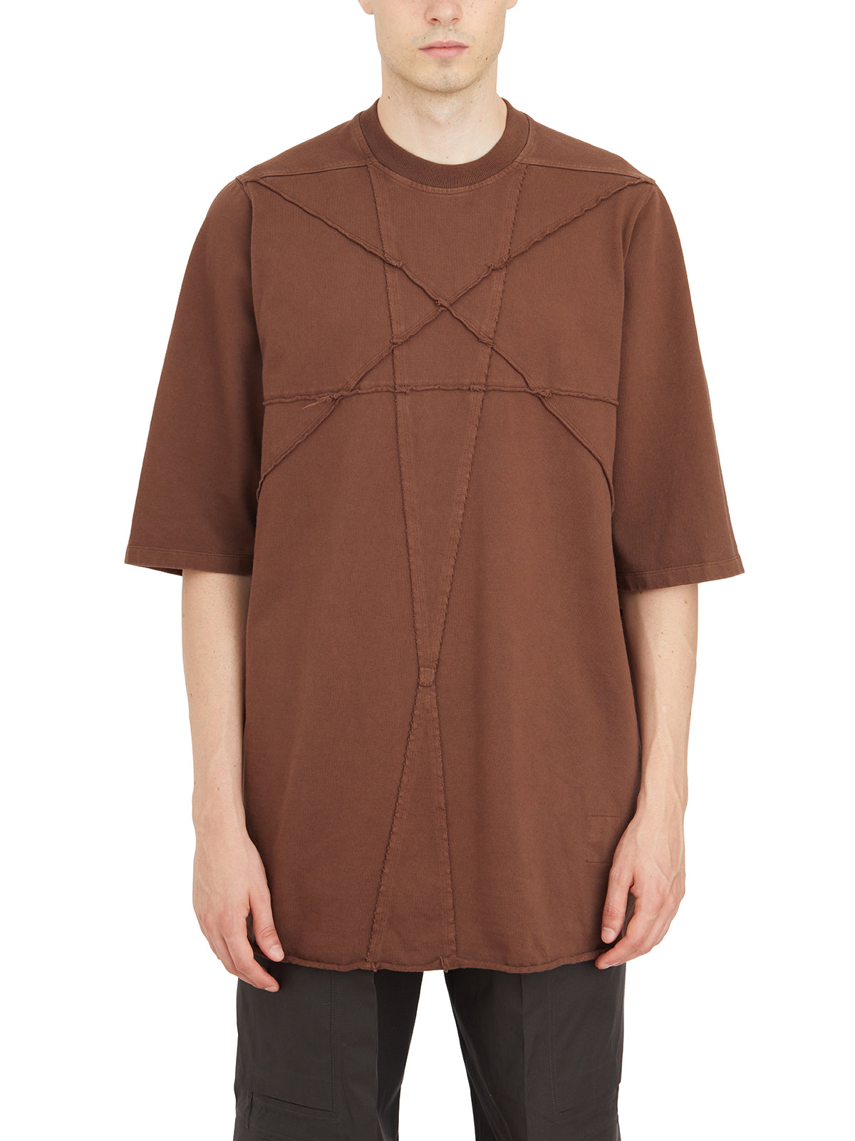 RICK OWENS Oversized Mini T-Shirt - Short Sleeve