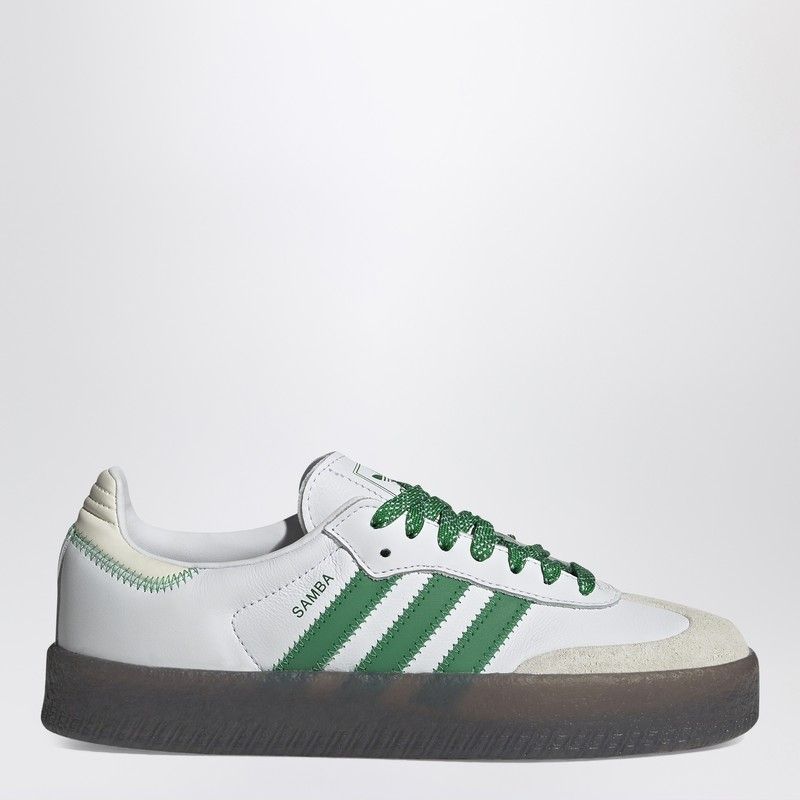ADIDAS ORIGINALS Samba White/Green Mini Sneakers for Women