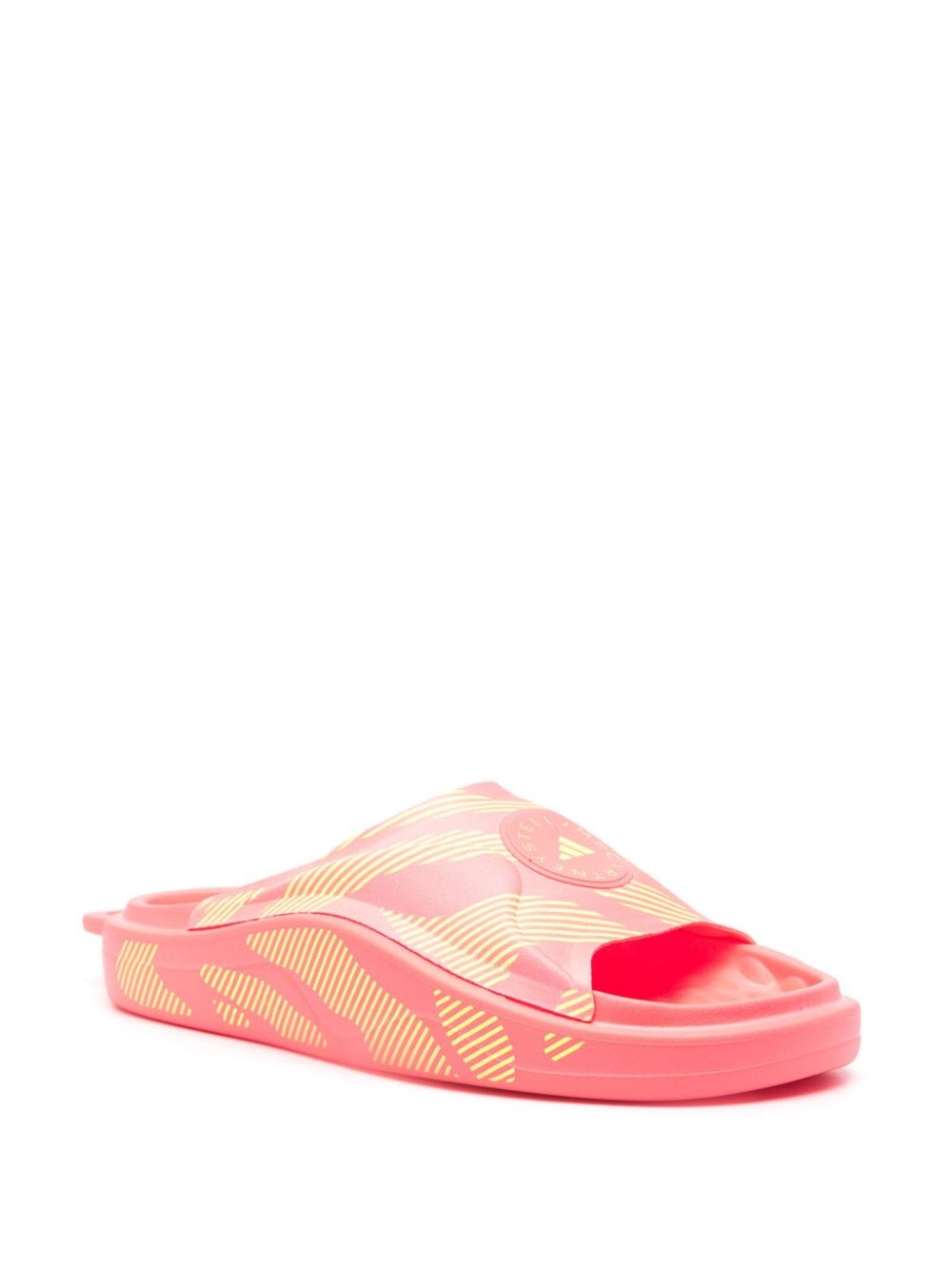 ADIDAS BY STELLA MCCARTNEY Printed Rubber Slide Sandals