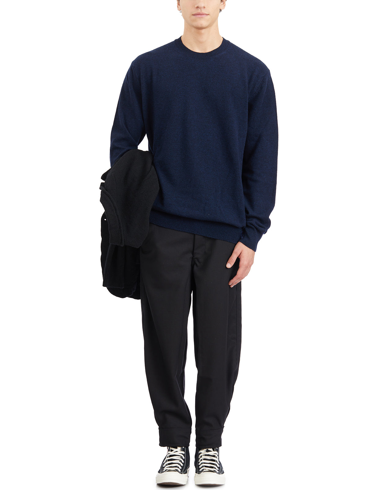 COMME DES GARÇONS SHIRT Wool Roundneck Sweater - Size L