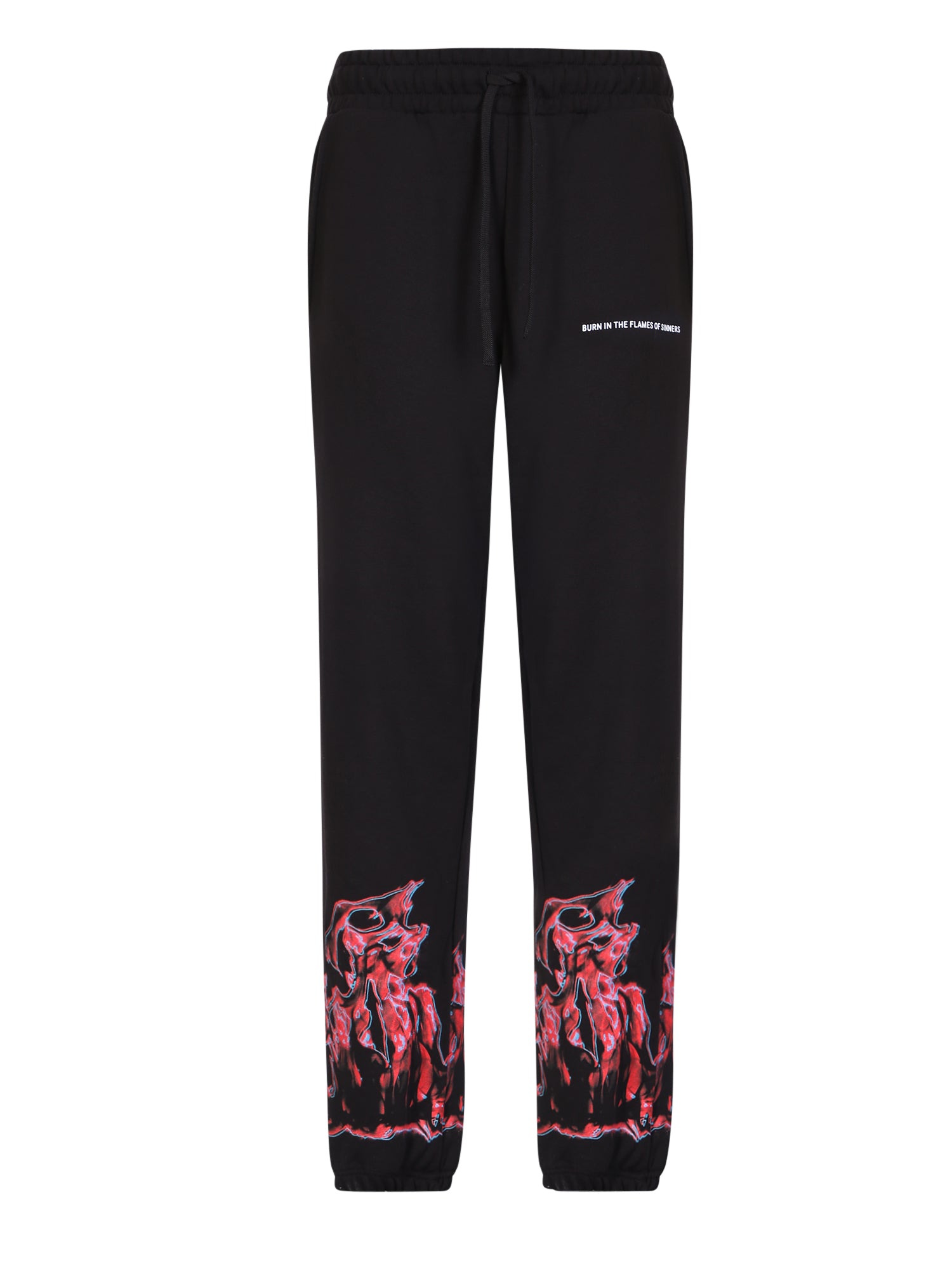 IHS Sporty Graphic Print Trousers for Men