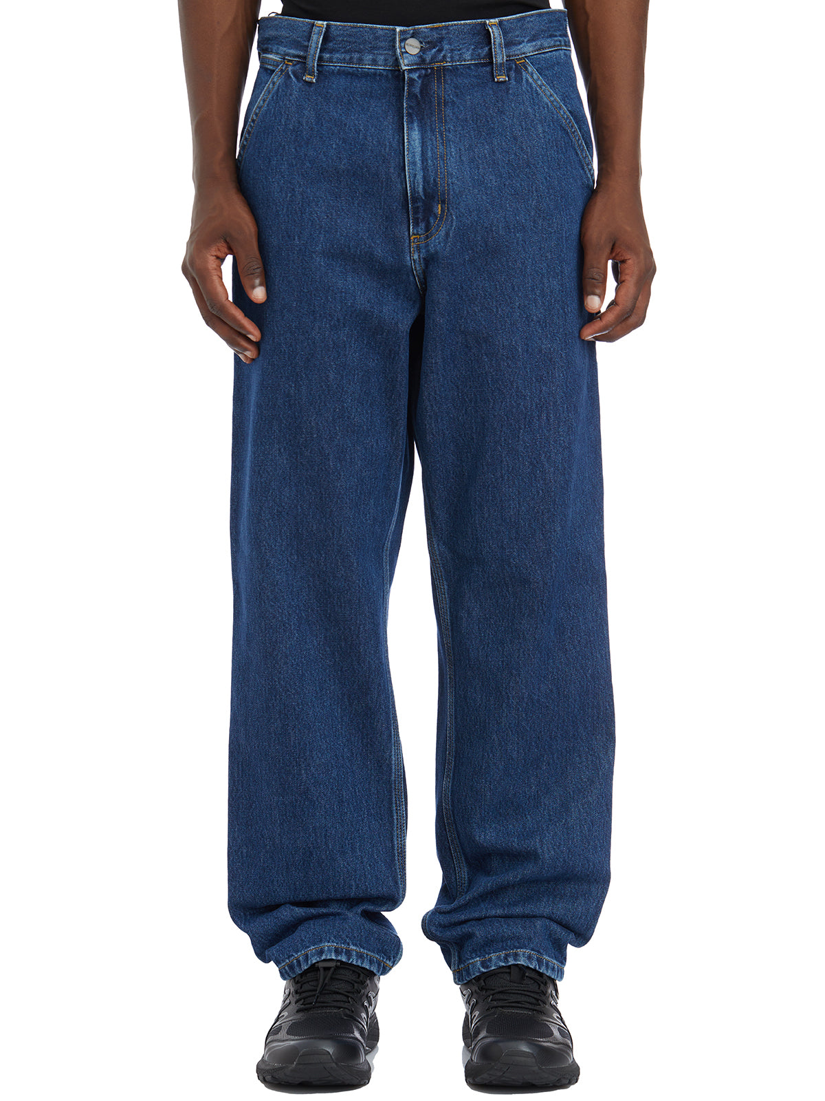 CARHARTT WIP Men's Denim Single Knee Trousers - Size 32/32