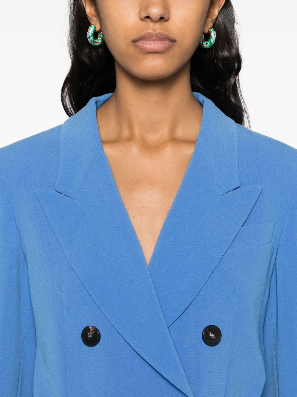 ALBERTO BIANI Double-Breasted Cady Jacket for Women