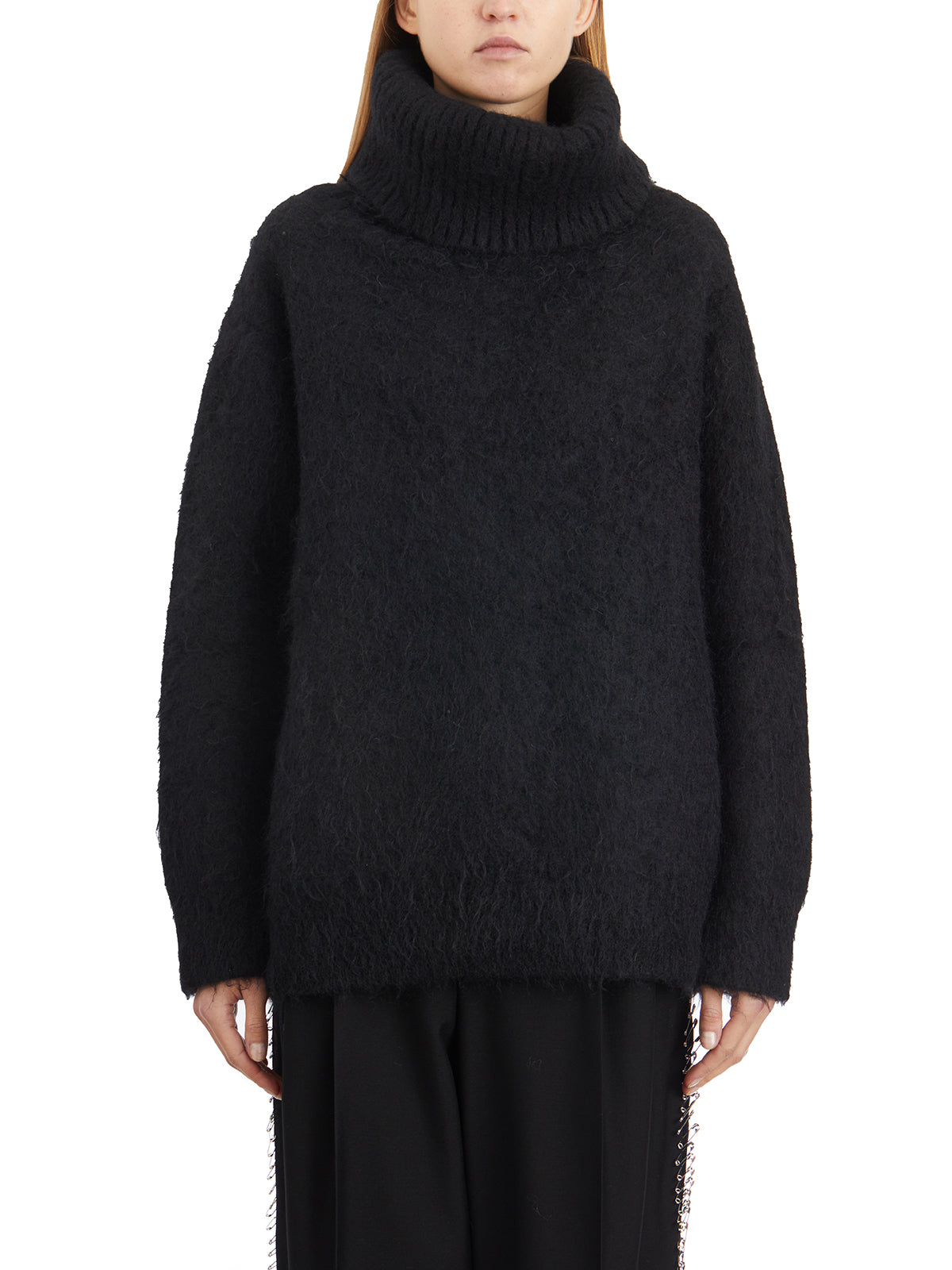 JUNYA WATANABE Oversized Wool Turtleneck Sweater - Size S