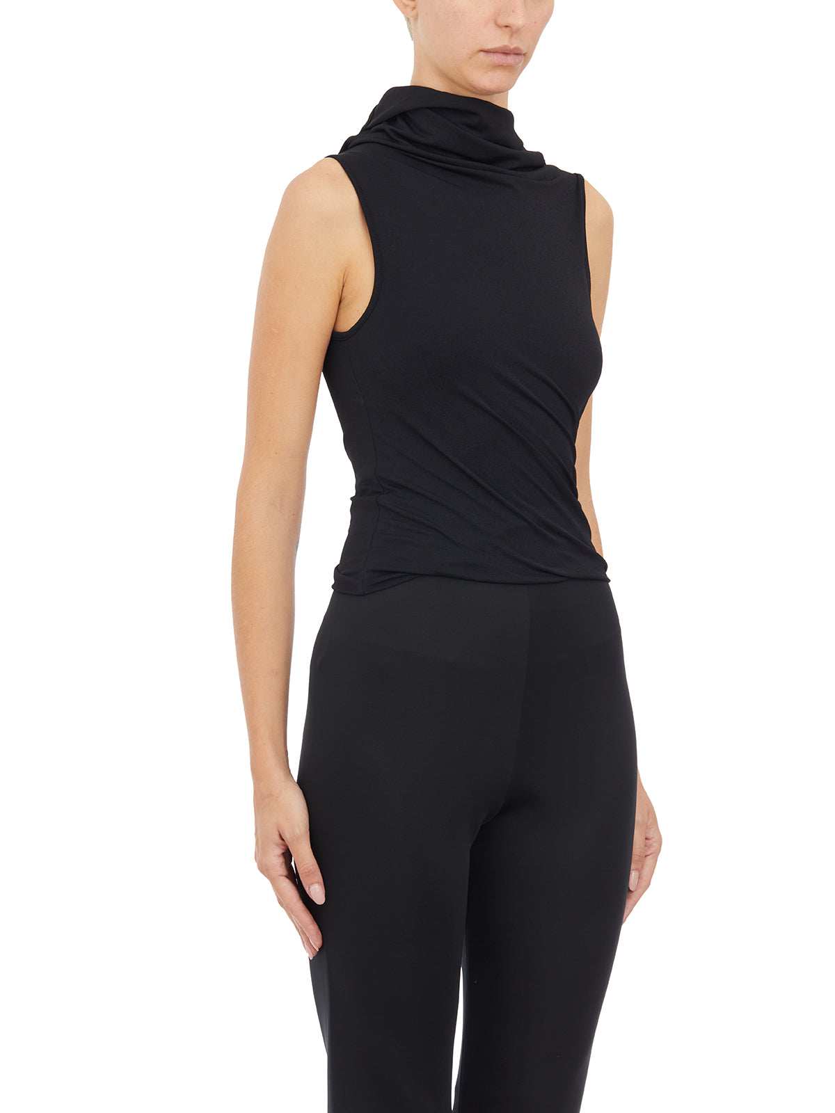 RICKOWENSLILIES Cropped Mini T-Shirt Layered Top - Women's Size 40