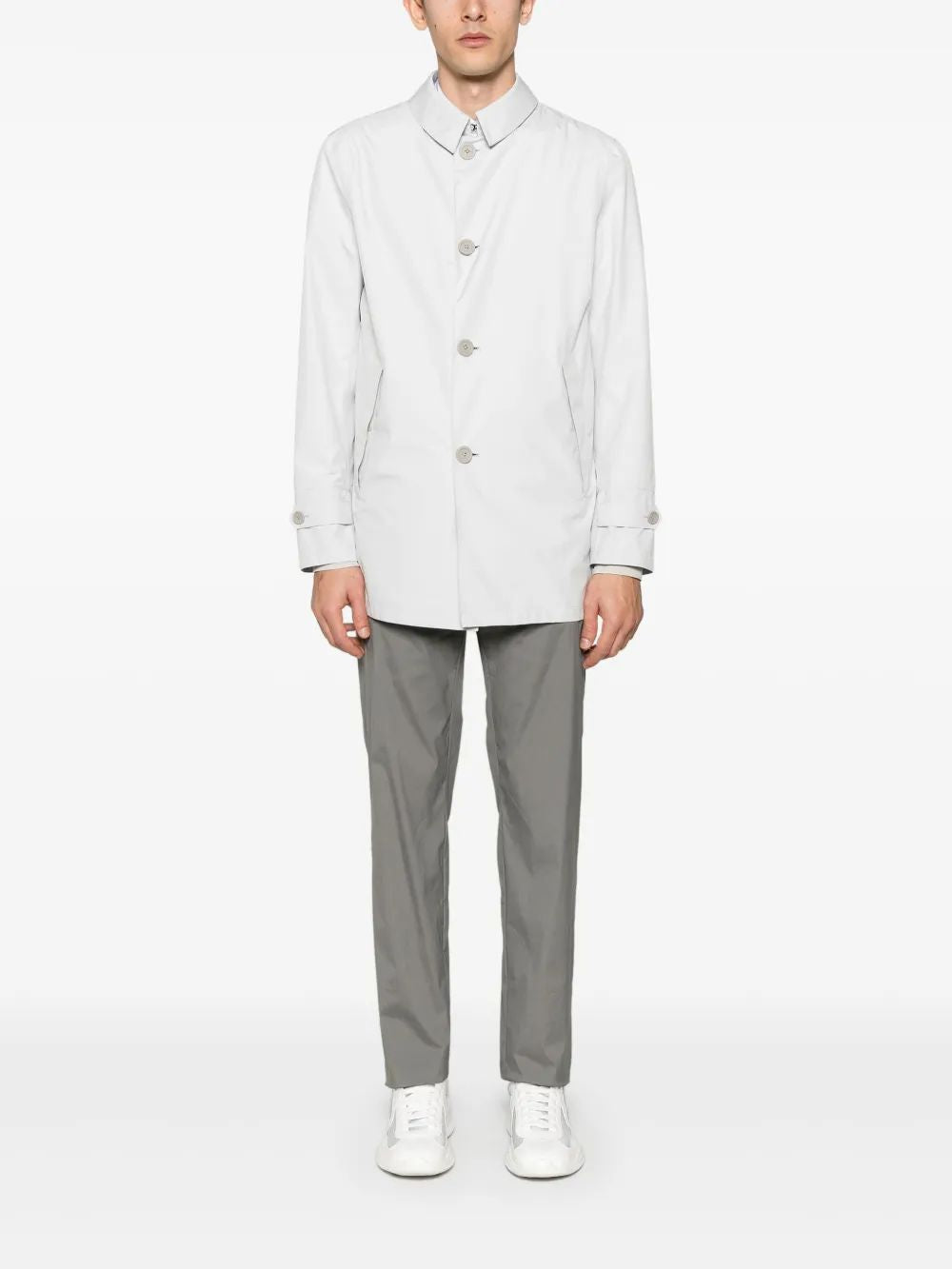 HERNO Men's Woven Raincoat