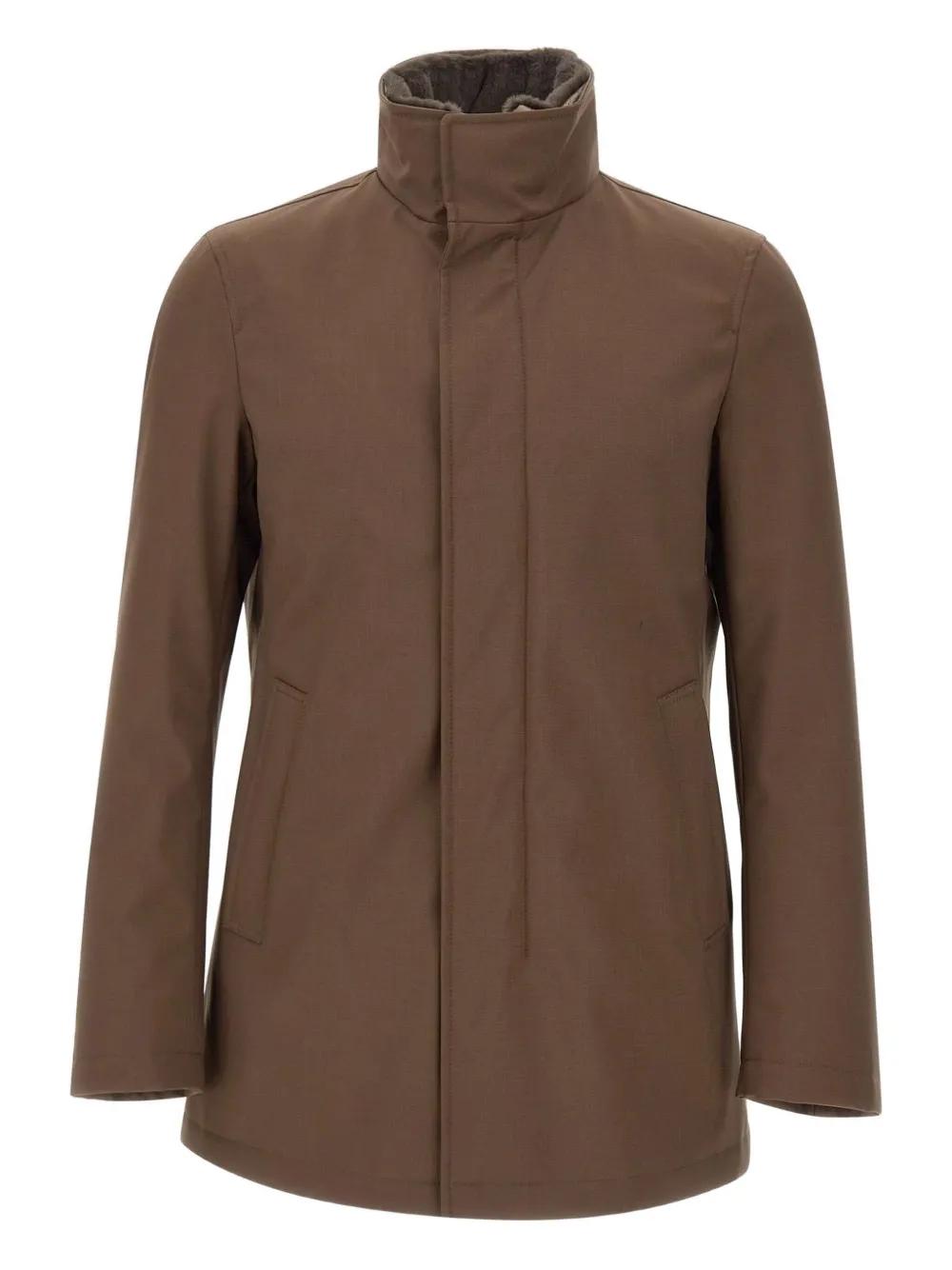 HERNO Stand-Collar Parka Jacket