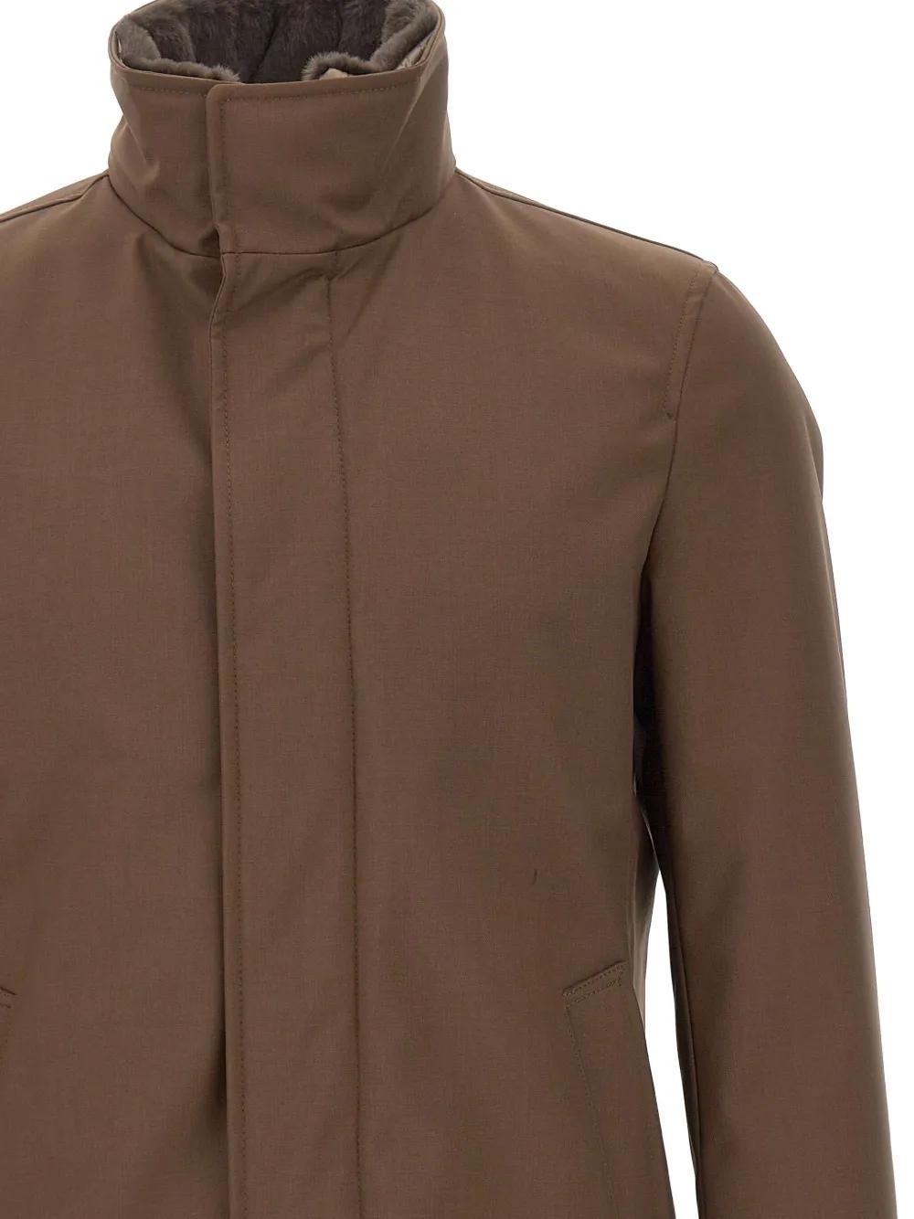 HERNO Stand-Collar Parka Jacket