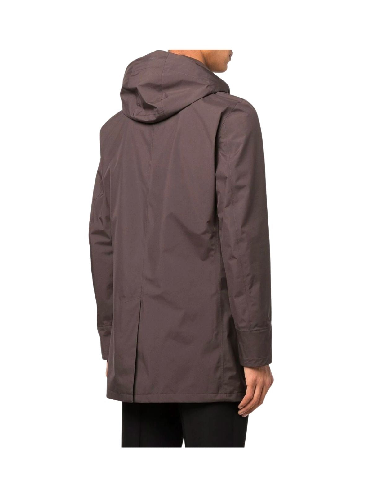 HERNO Men's Detachable Hood Carcoat