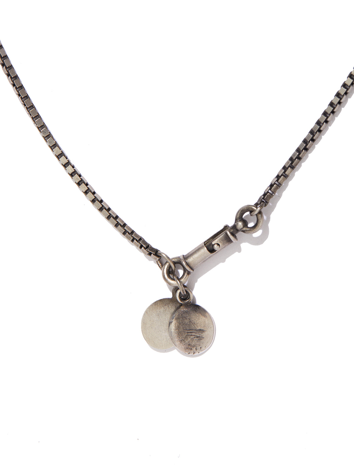WERKSTATT:MUNCHEN Silver Necklace with Pendant for Men