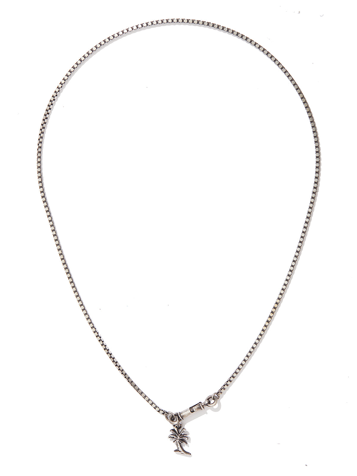 WERKSTATT:MUNCHEN Minimalist Silver Pendant Necklace for Men