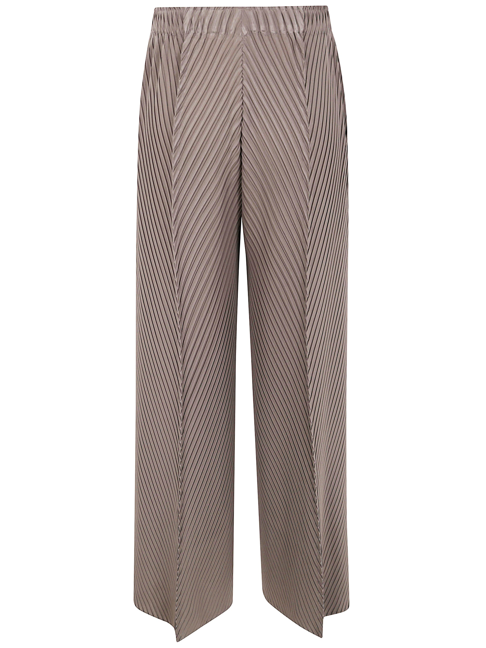 HOMME PLISSE Soft Fold Pleats Trousers for Women