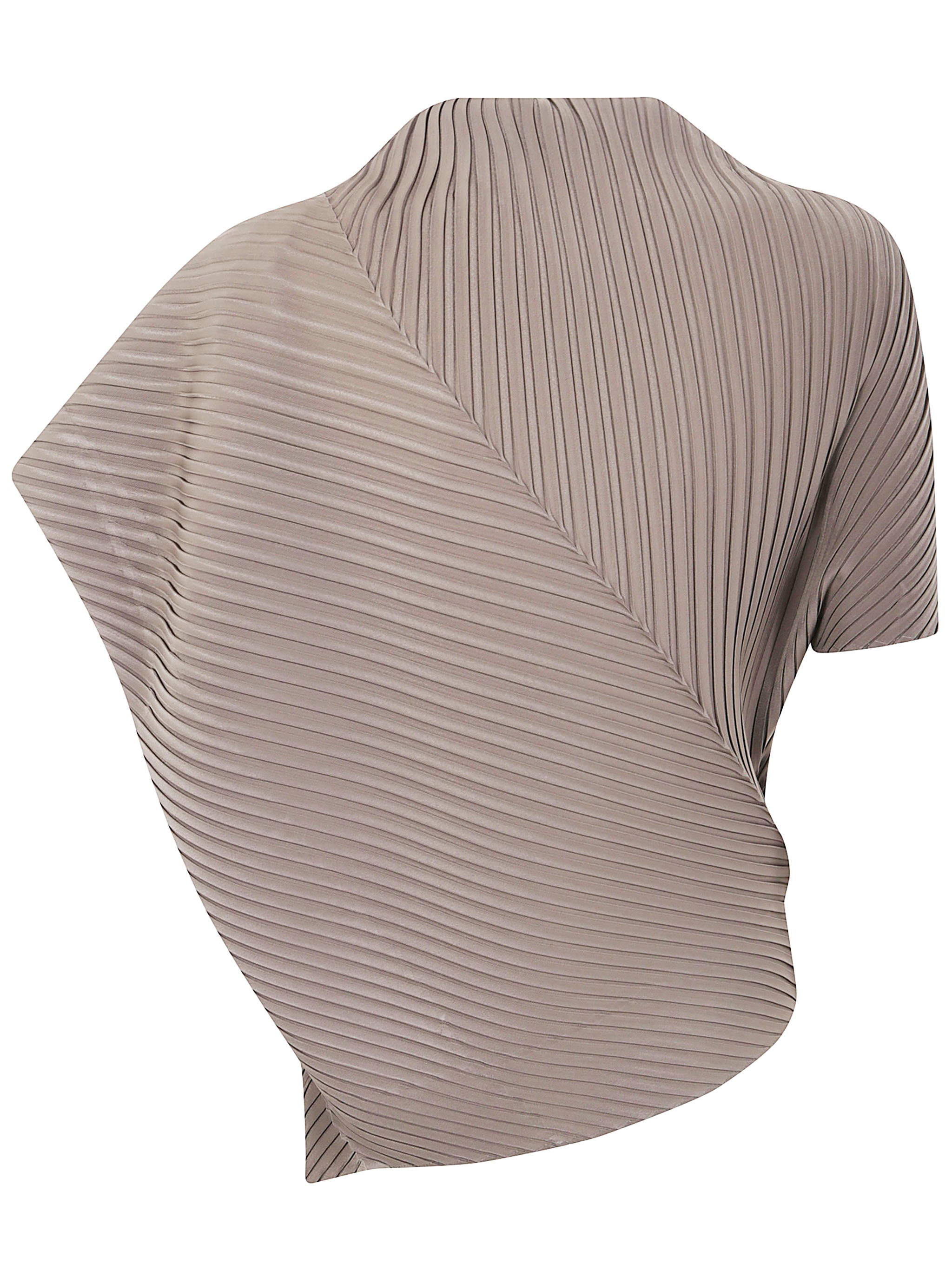 HOMME PLISSE Soft Fold Pleats Mini Shirt