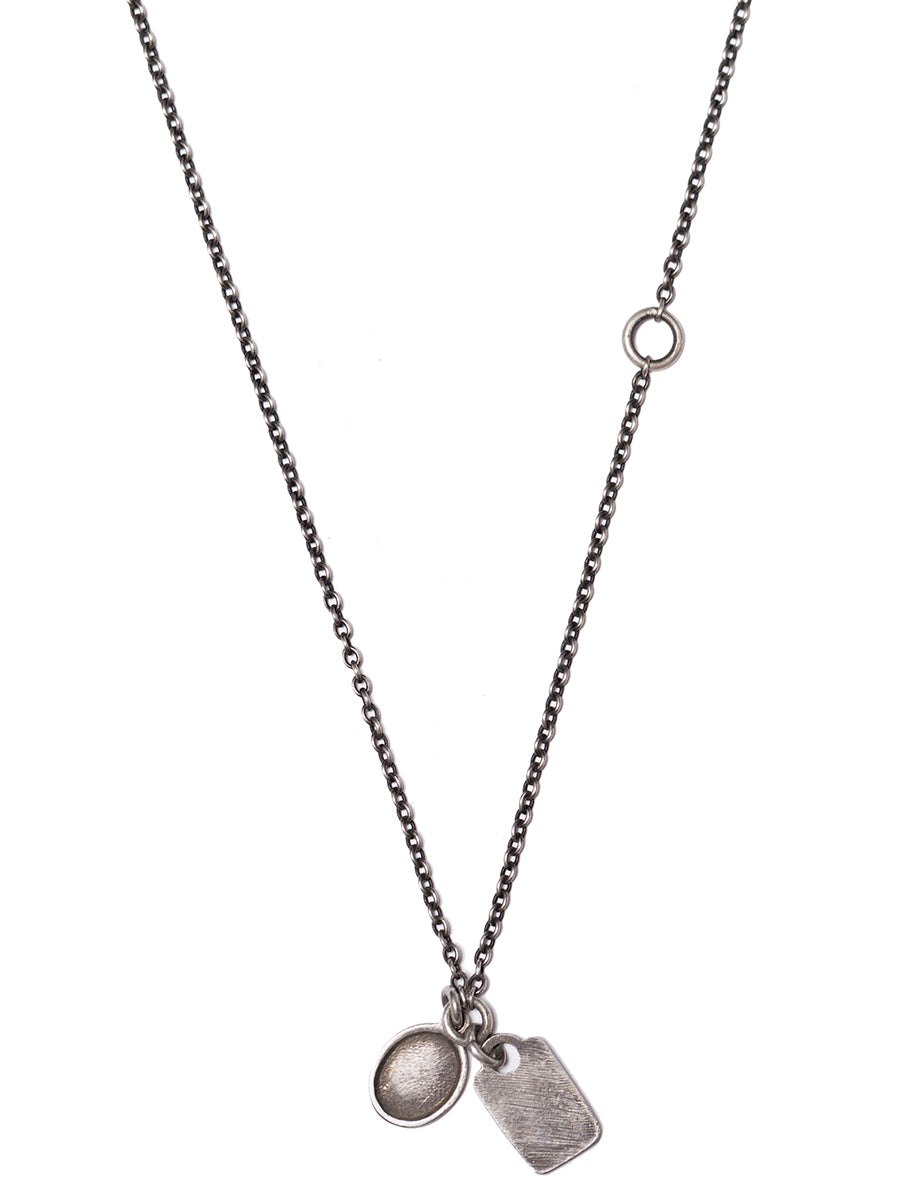 WERKSTATT:MUNCHEN Mini Two Tags Men's Necklace