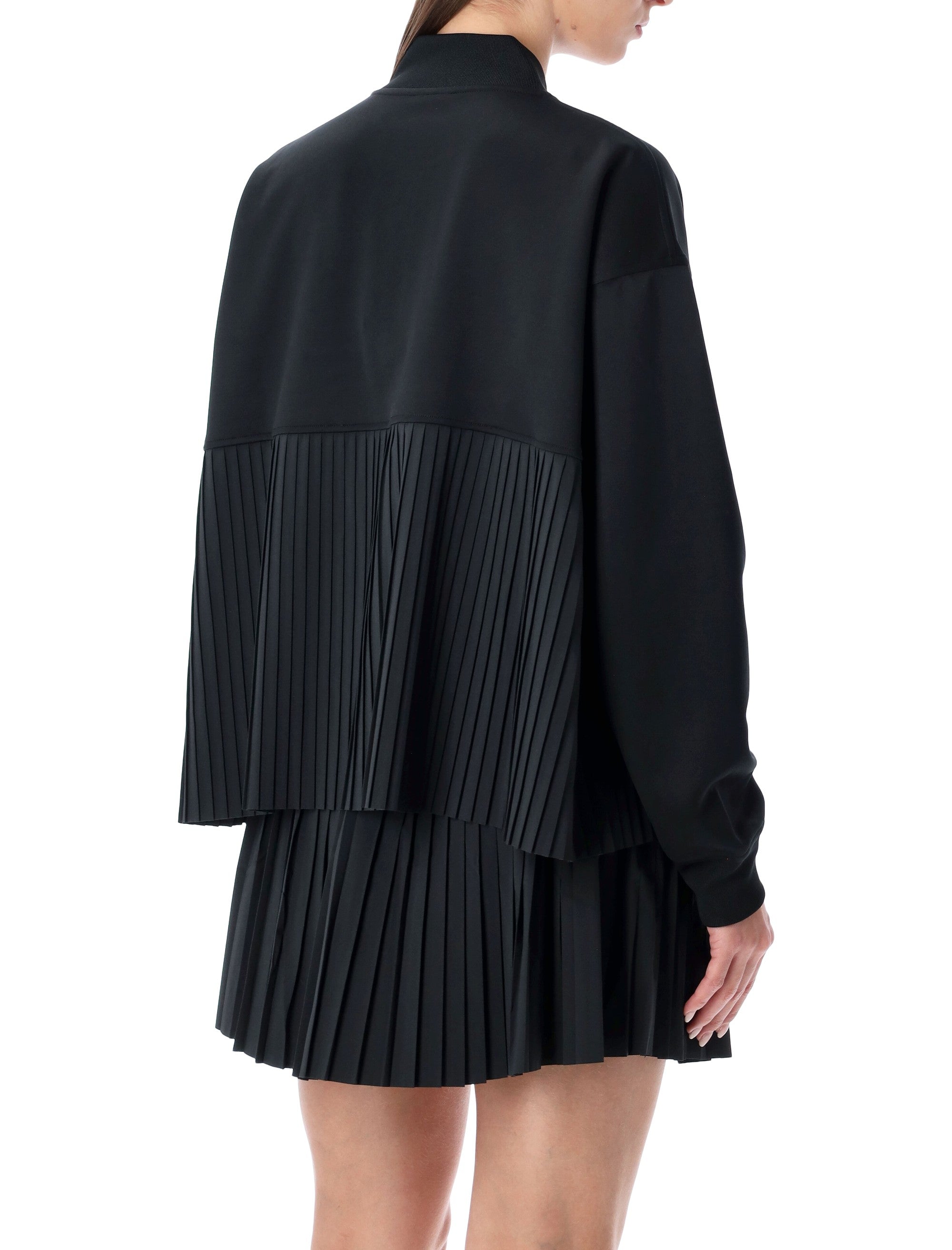 NIKE Oversized Pleated Zip Jacket - Size S