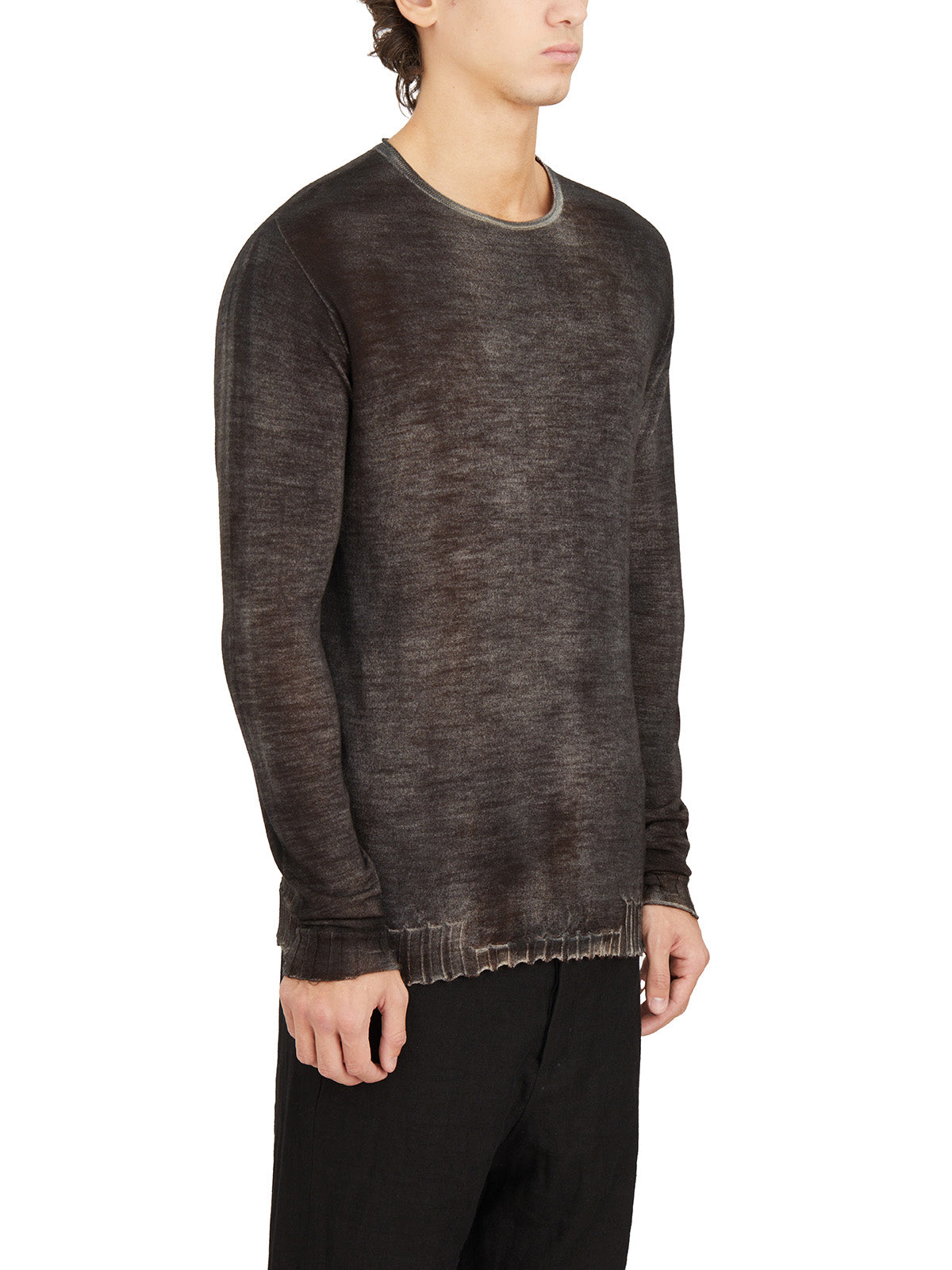 MD75 Men's Crew Neck Wool Sweater - Size M