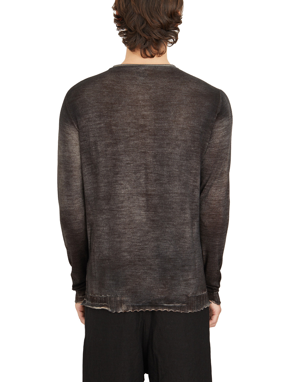 MD75 Men's Crew Neck Wool Sweater - Size M