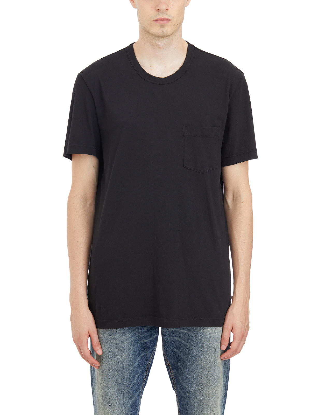 JAMES PERSE Men's Cotton Pocket T-Shirt - Size 3