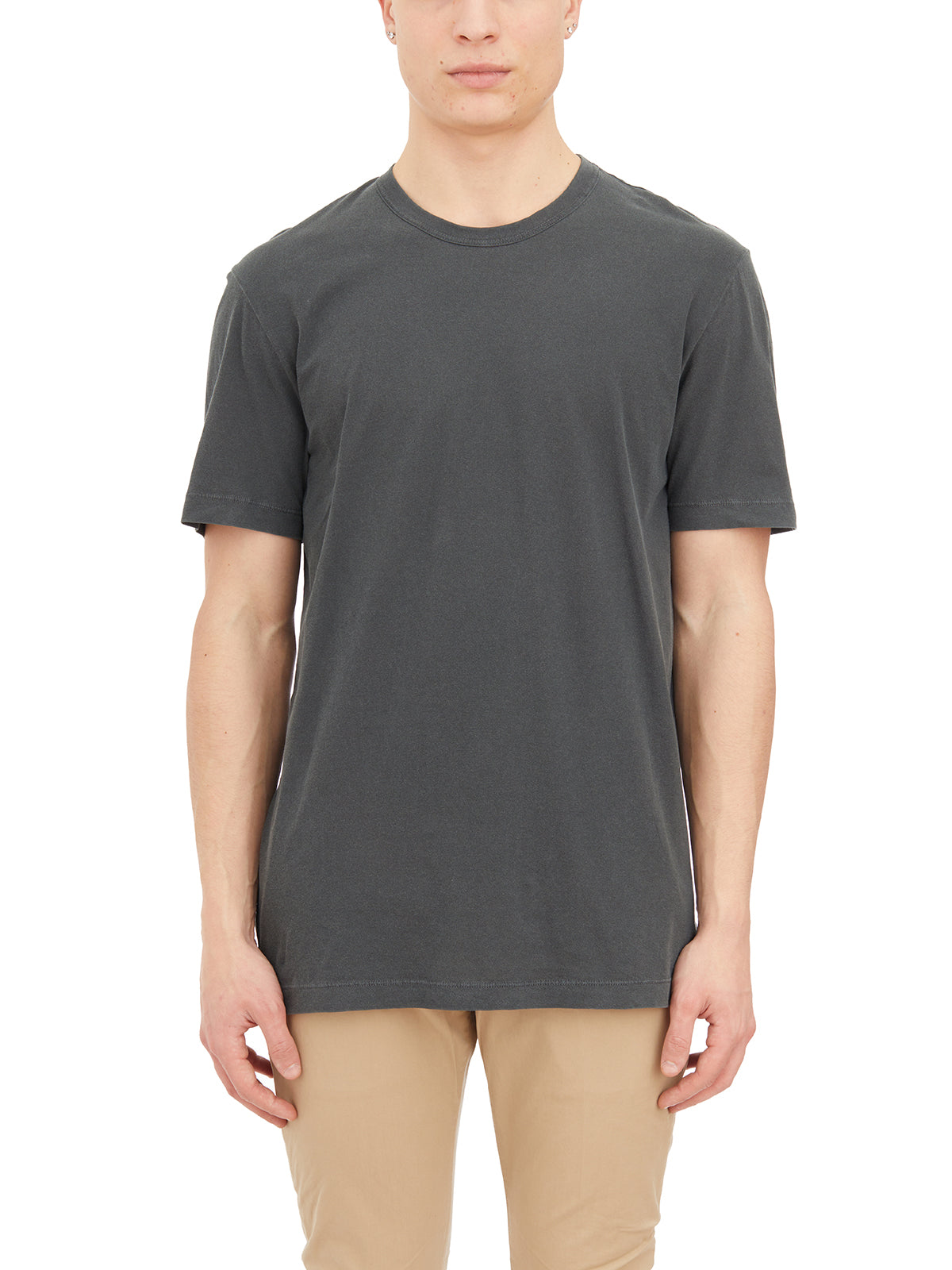 JAMES PERSE Men's Cotton Crew Neck T-Shirt - Size 3