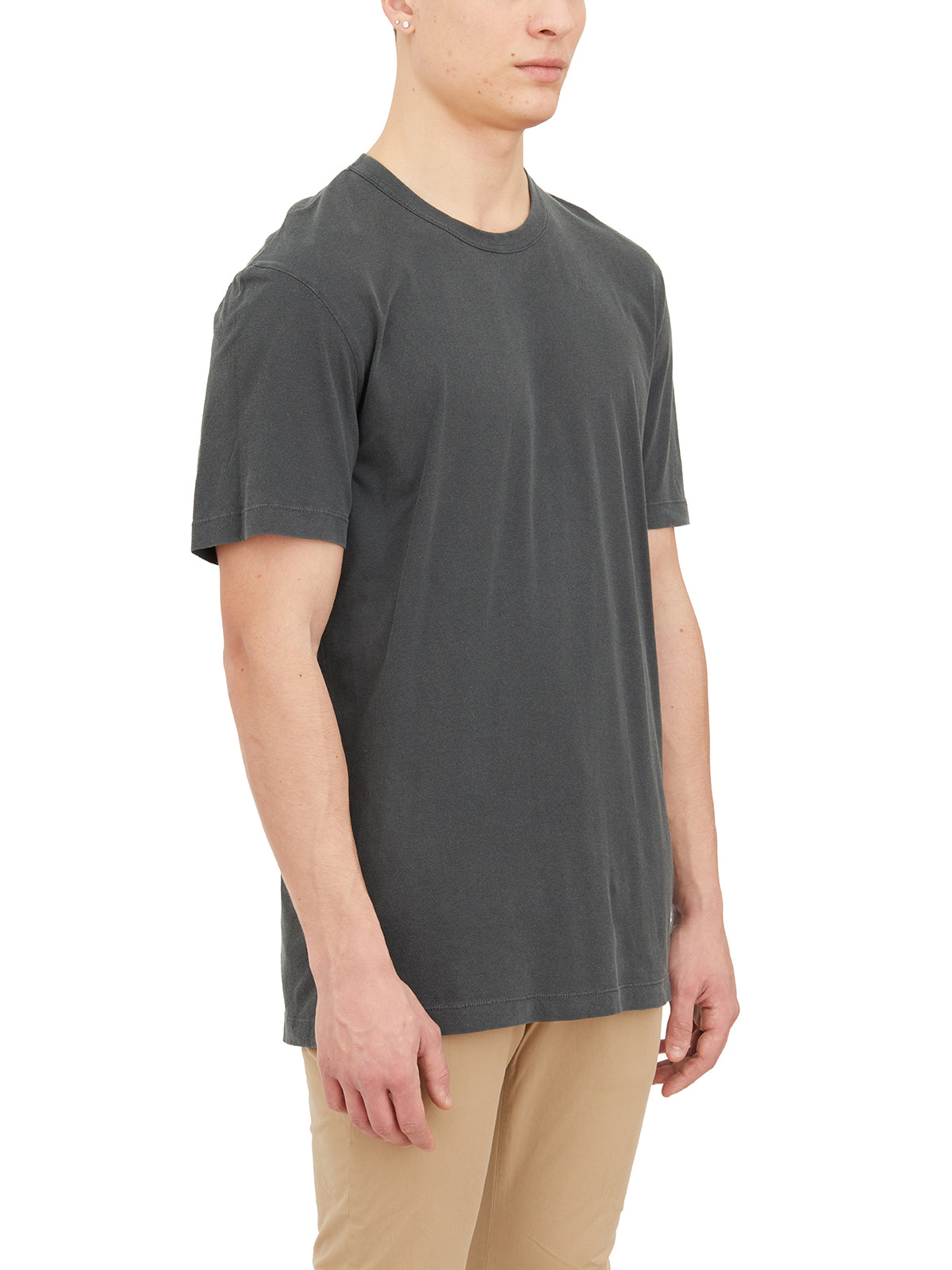 JAMES PERSE Men's Cotton Crew Neck T-Shirt - Size 3
