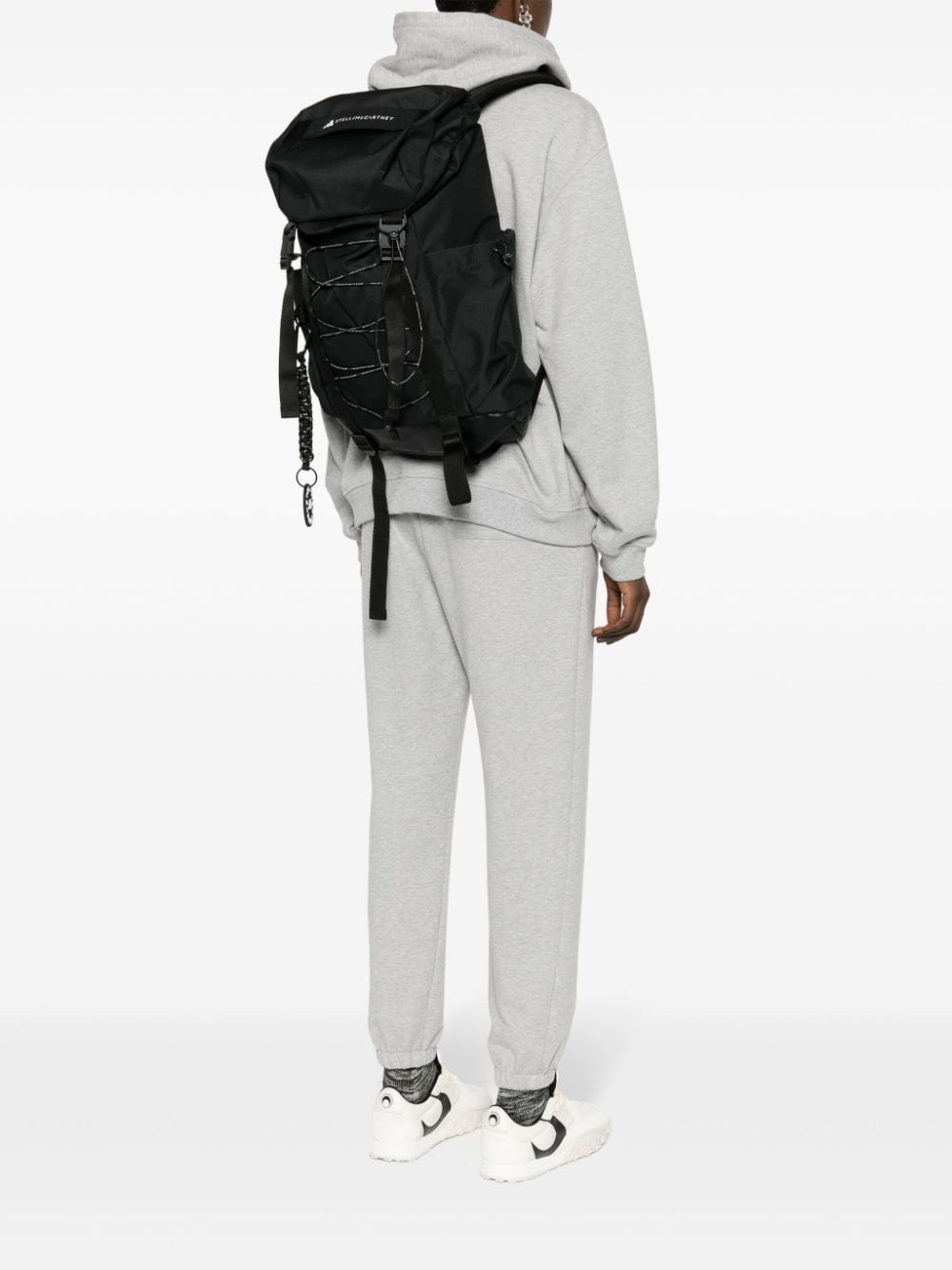 ADIDAS BY STELLA MCCARTNEY Nylon Backpack with Logo Print and Adjustable Straps
