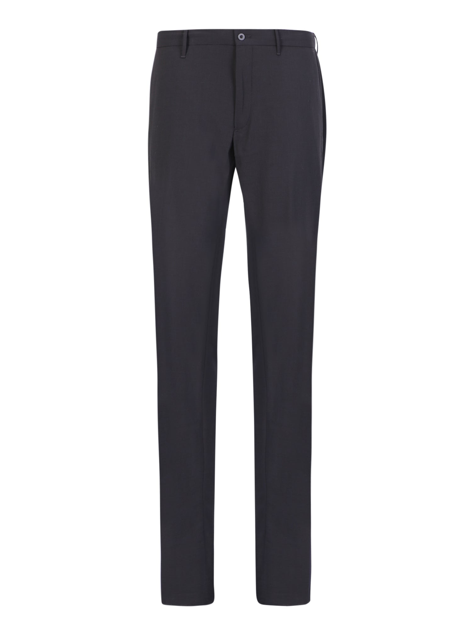 INCOTEX Men's Mid-Rise Elasticated Drawstring Trousers
