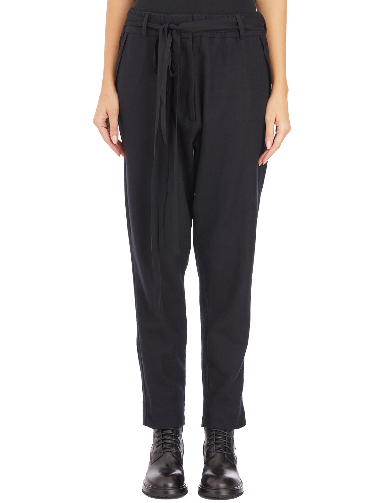 STUDIO B3 Flannel Ankle-Length Trousers - Size S
