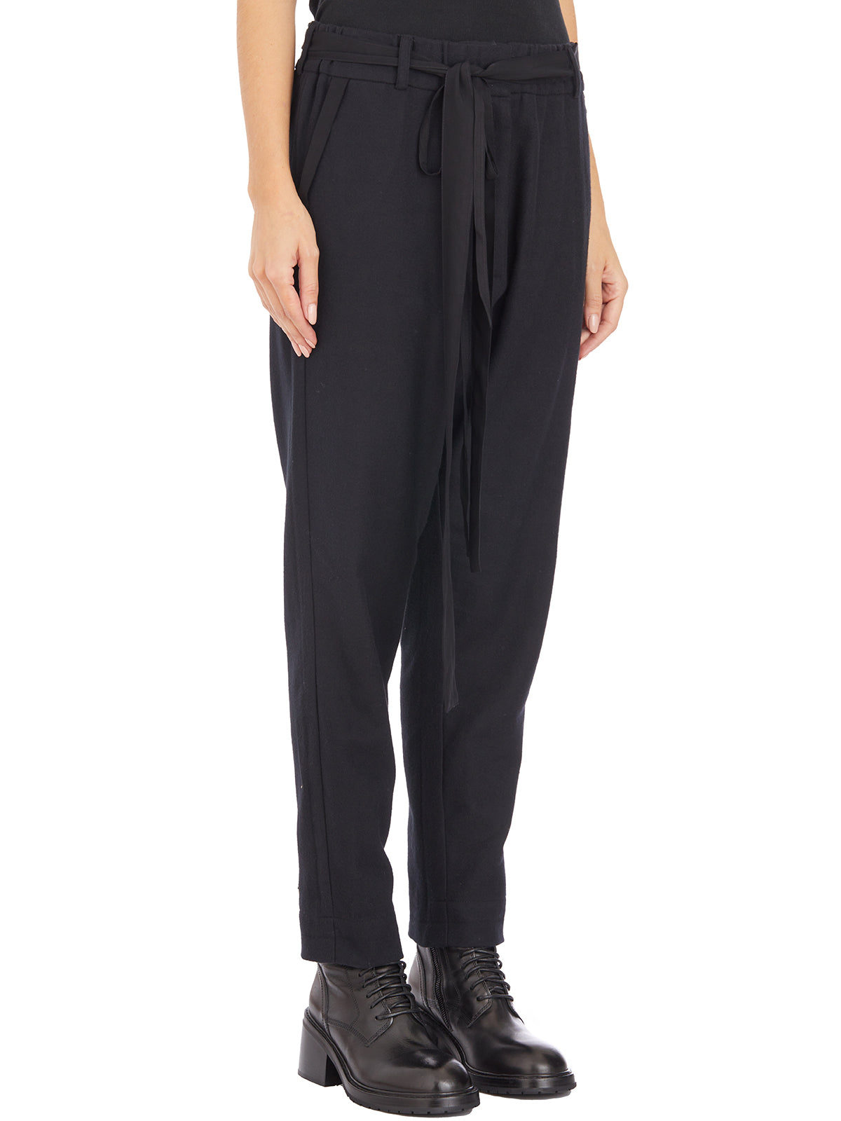 STUDIO B3 Flannel Ankle-Length Trousers - Size S