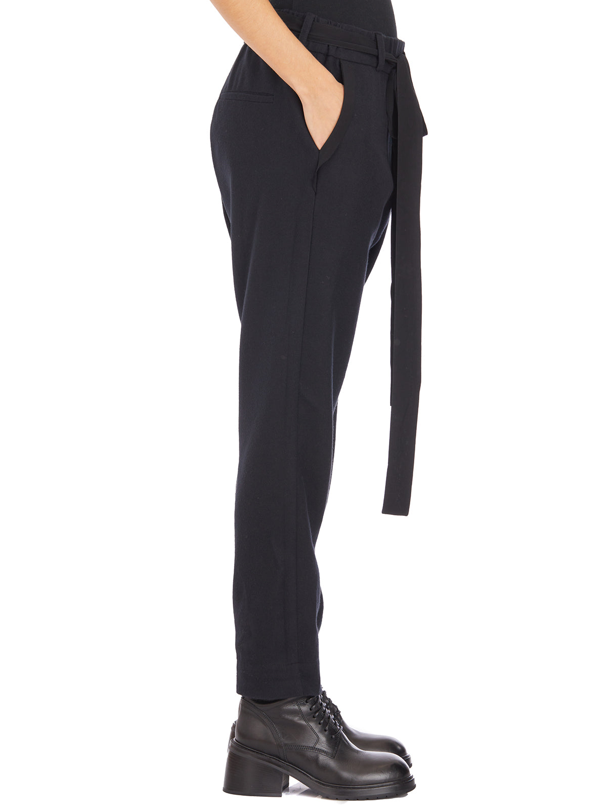 STUDIO B3 Flannel Ankle-Length Trousers - Size S