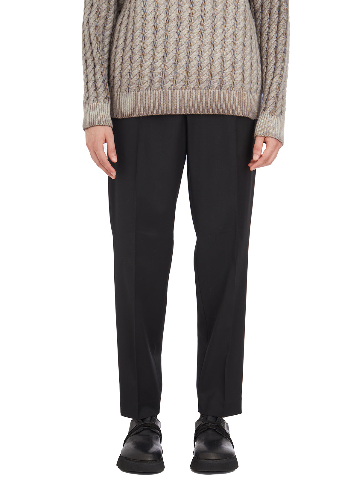 BARENA Slim-Fit Ankle Length Trousers for Men