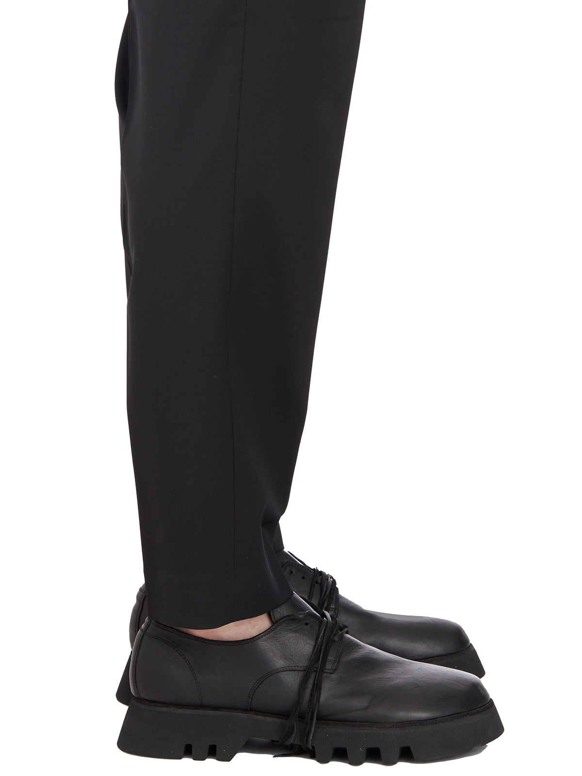 BARENA Slim-Fit Ankle Length Trousers for Men