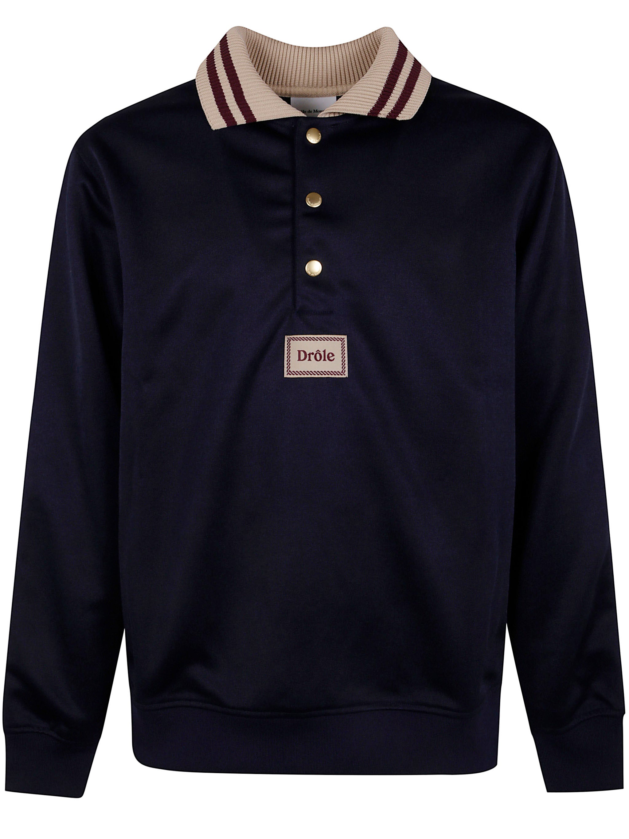 DRÔLE DE MONSIEUR Long Sleeves Polo Shirt