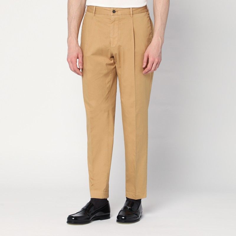 SANTANIELLO Men's Classic Cotton Trousers
