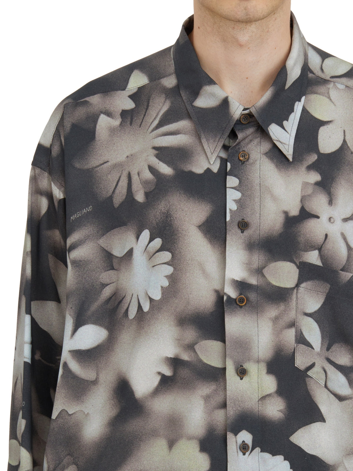 MAGLIANO Curie X Ray Allover Print Shirt - Size M