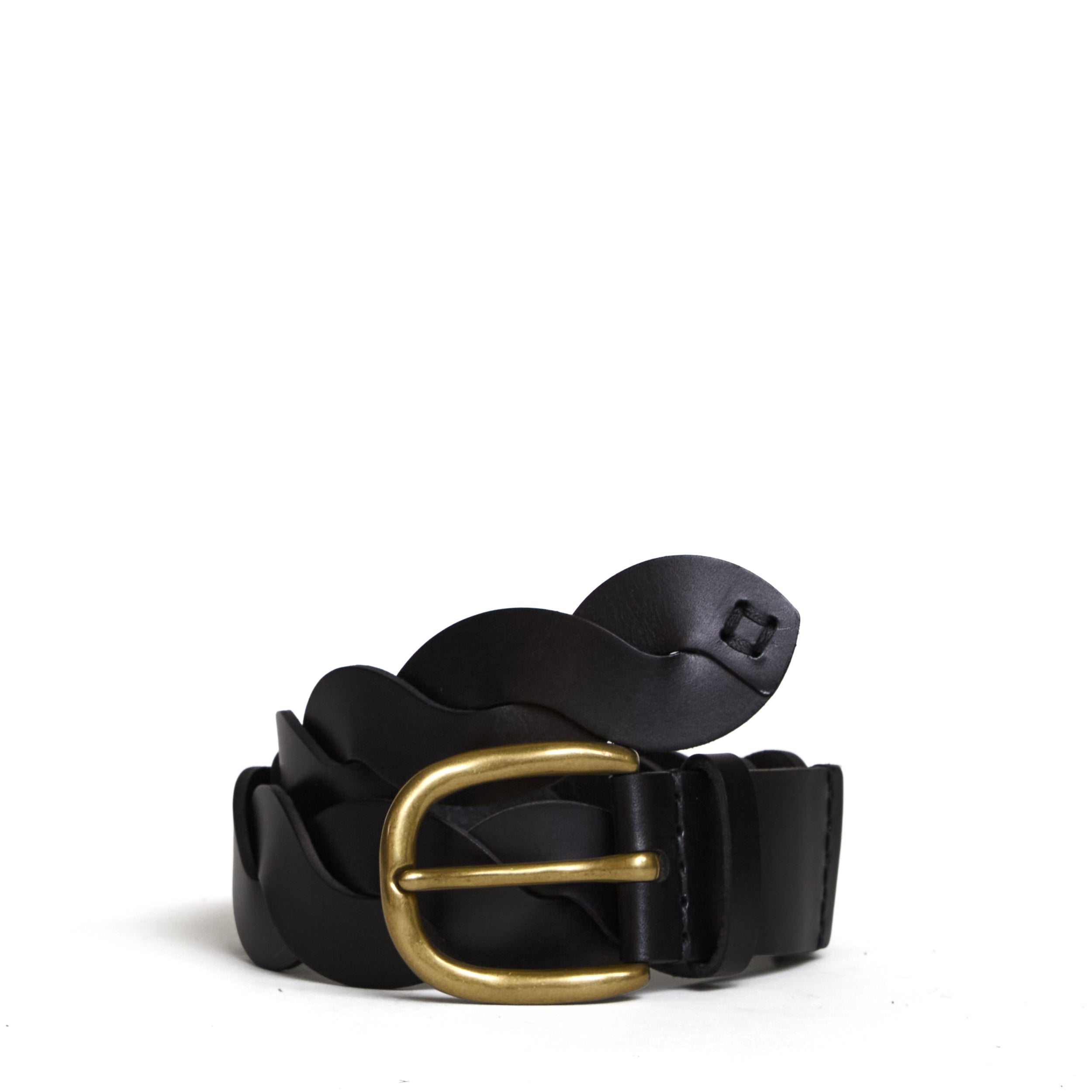 ISABEL MARANT Elegant Braided Leather Belt