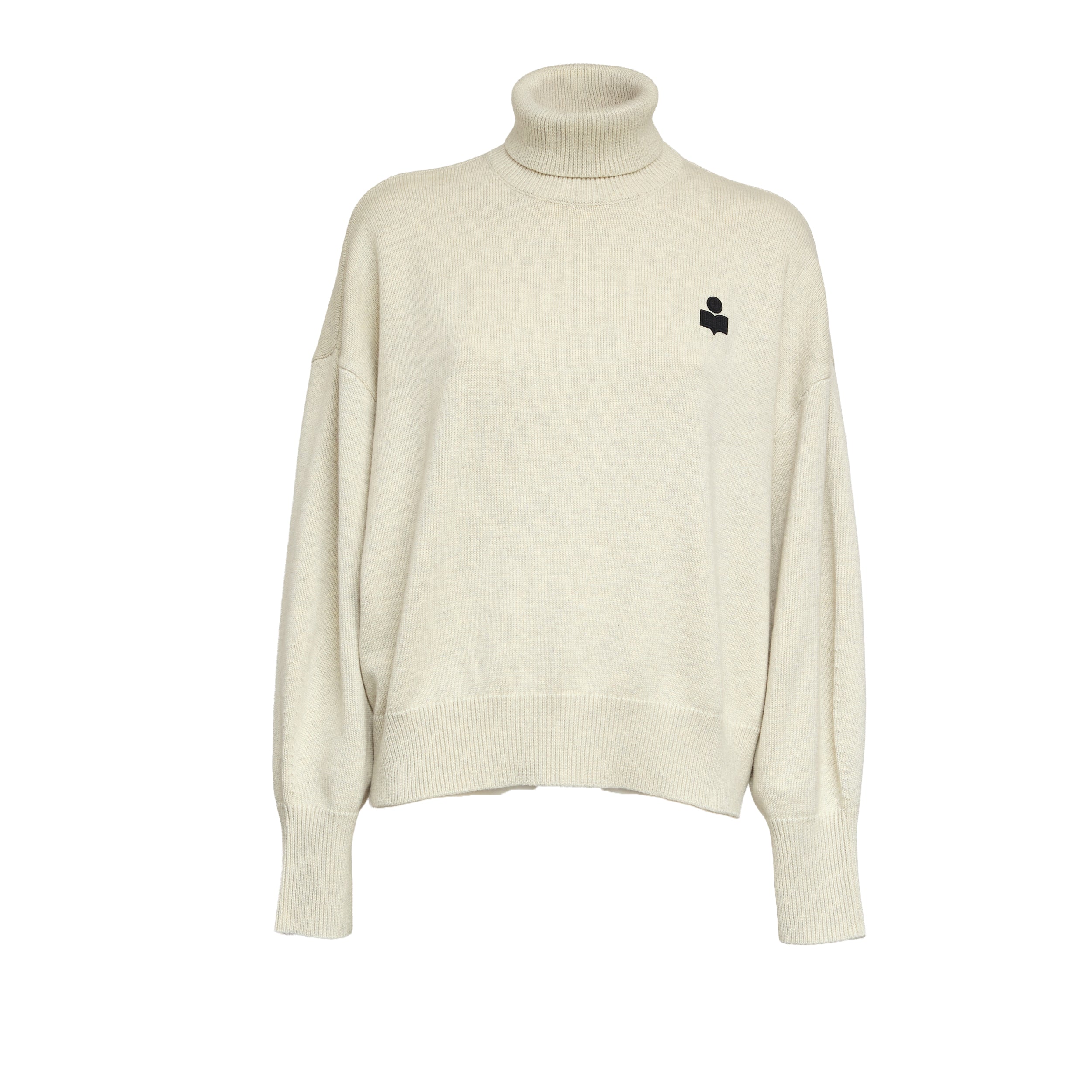 ISABEL MARANT Casual Fit Dolcevita Sweater with Embroidery