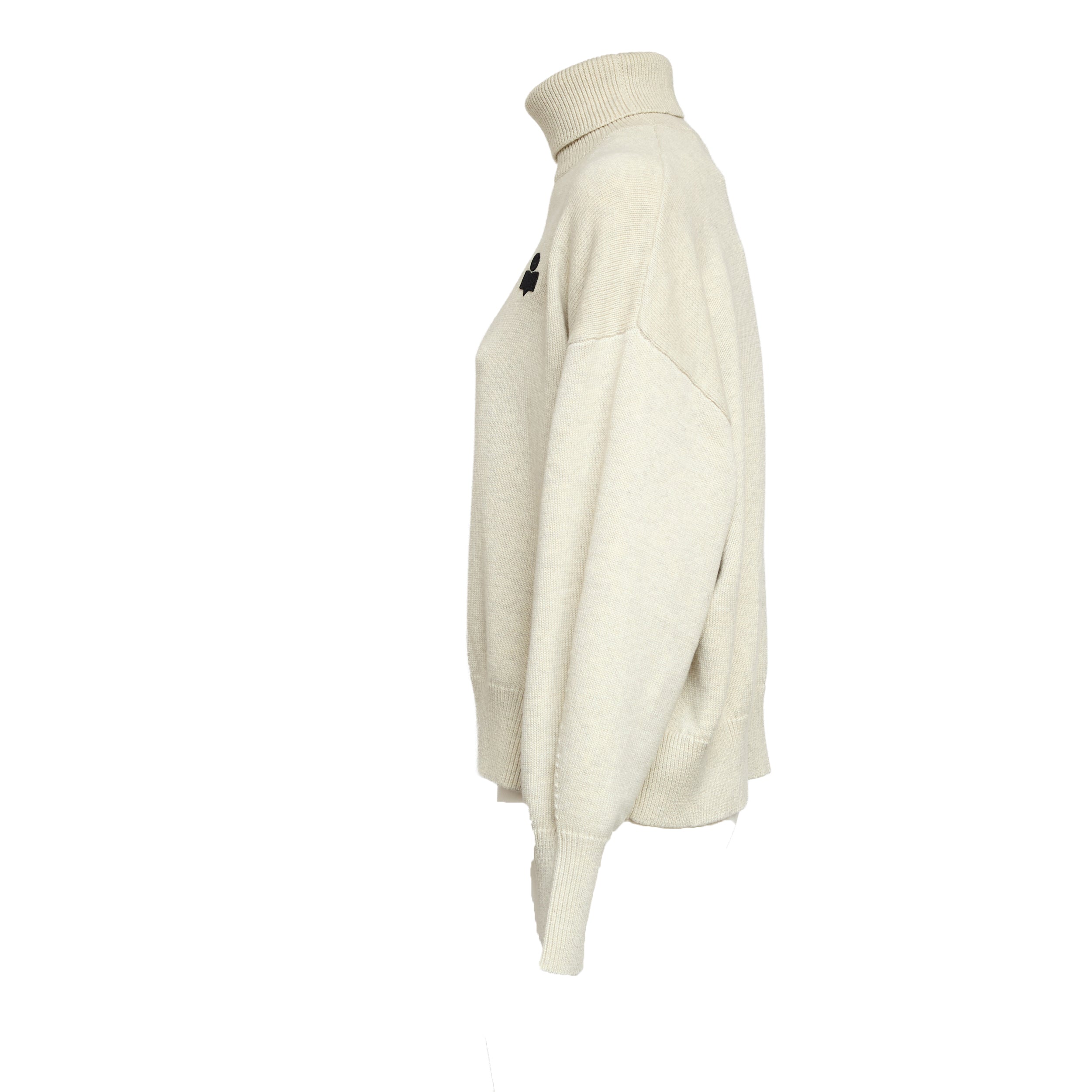 ISABEL MARANT Casual Fit Dolcevita Sweater with Embroidery