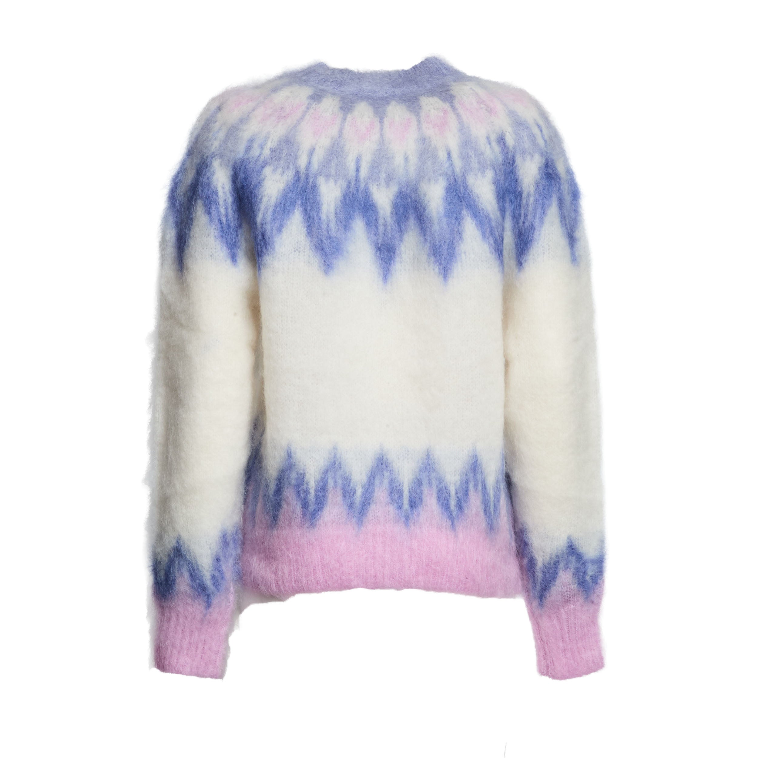 ISABEL MARANT Fair Isle Mohair Pullover Sweater