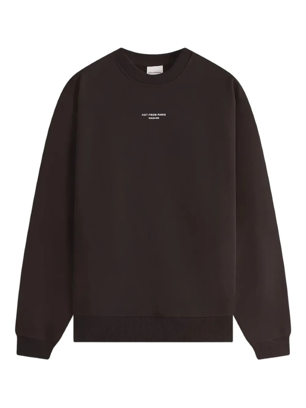 DRÔLE DE MONSIEUR Classic Round Neck Sweatshirt for Men