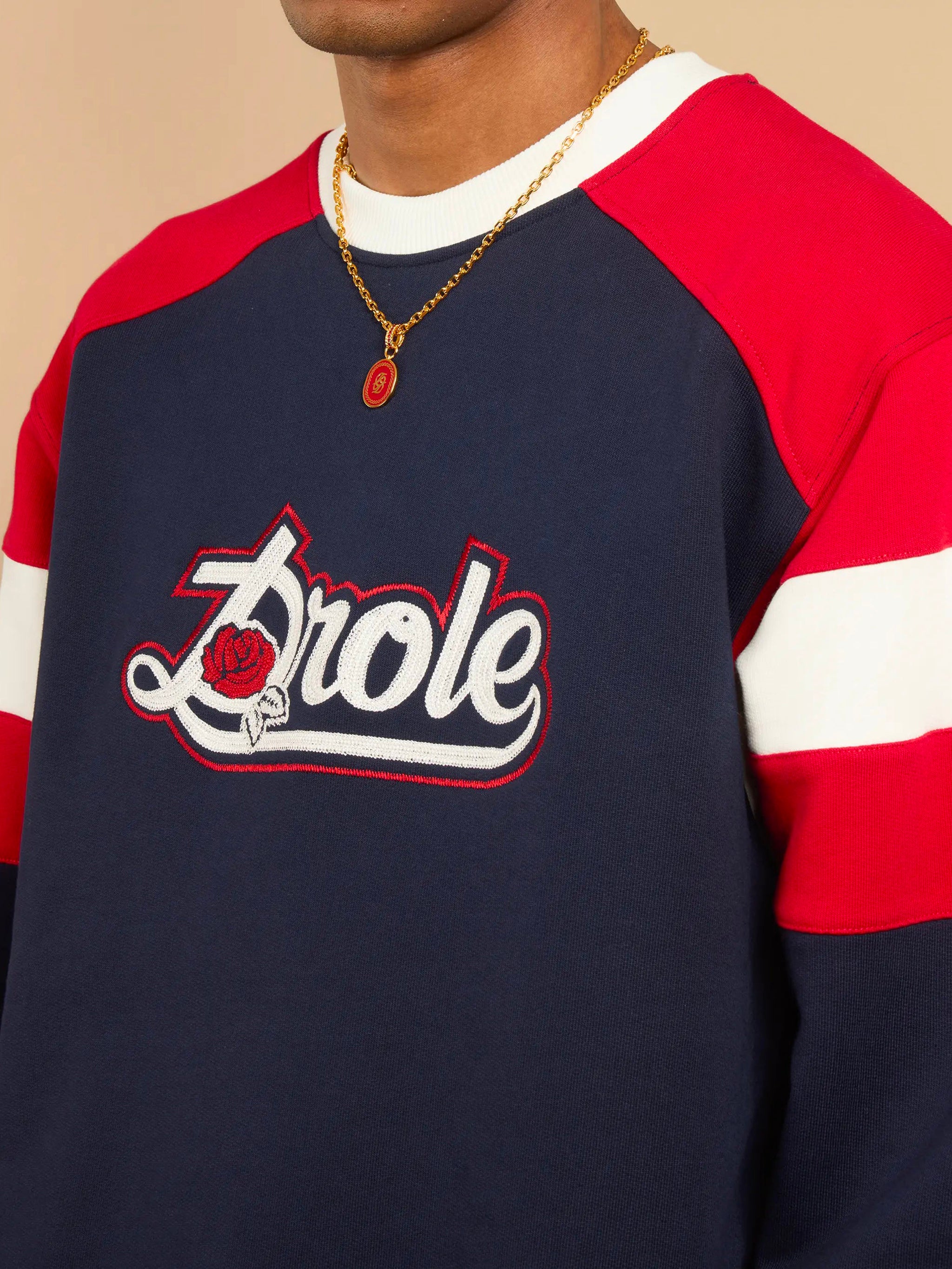 DRÔLE DE MONSIEUR Men's Long-Sleeved Sweatshirt - Size M