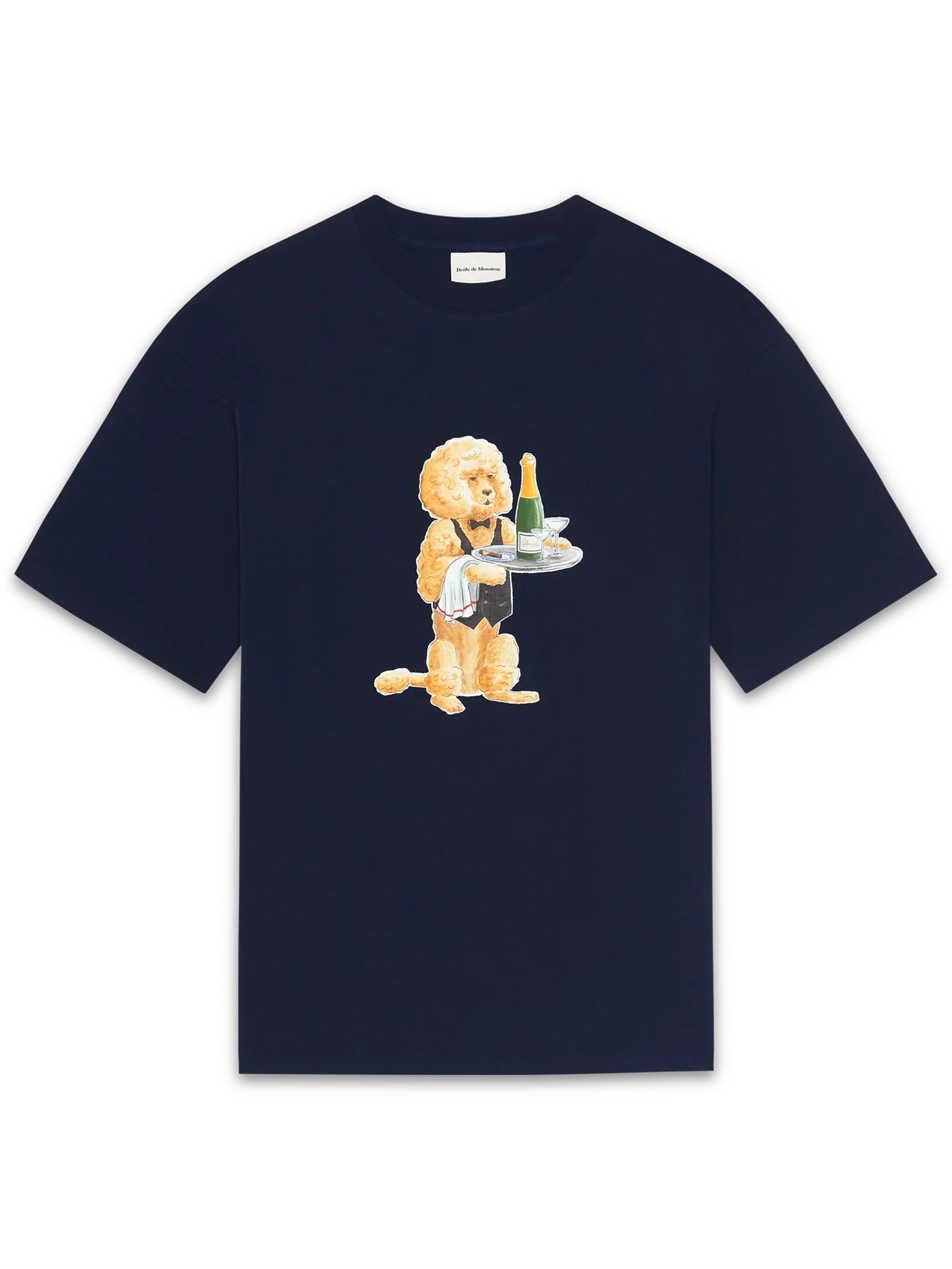 DRÔLE DE MONSIEUR Mini Poodle Print T-Shirt - Size M