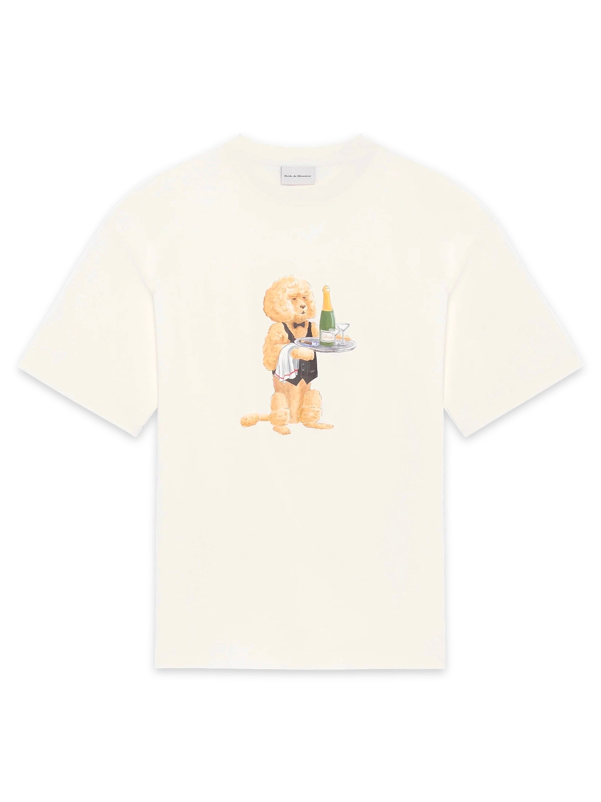 DRÔLE DE MONSIEUR Poodle Print Men's T-Shirt - Size M