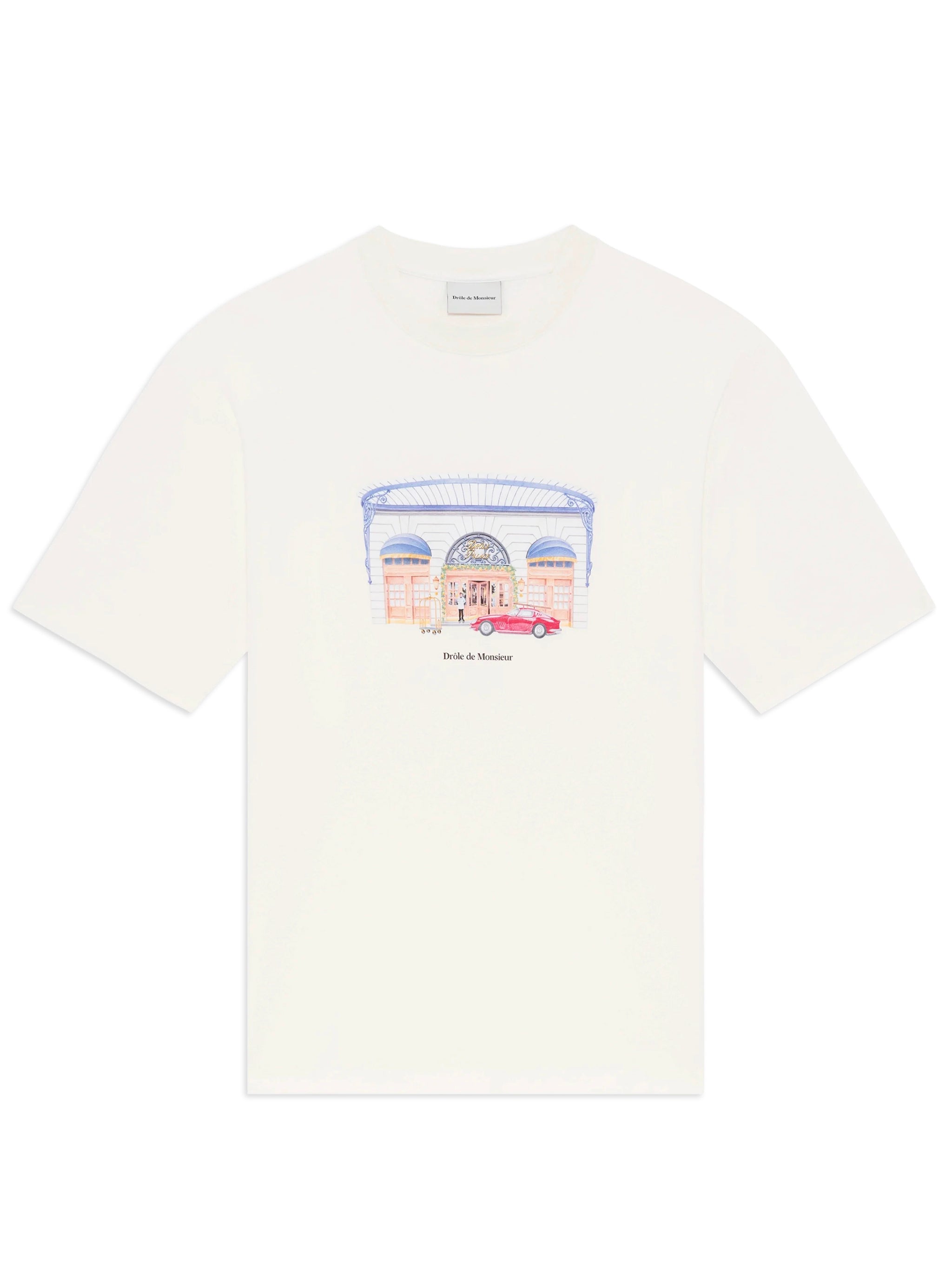 DRÔLE DE MONSIEUR Playful Palace Crewneck T-Shirt