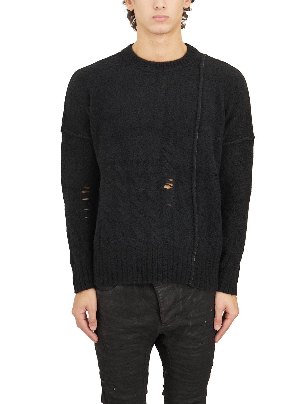 ISABEL BENENATO Oversized Yak Knit Sweater - Size M