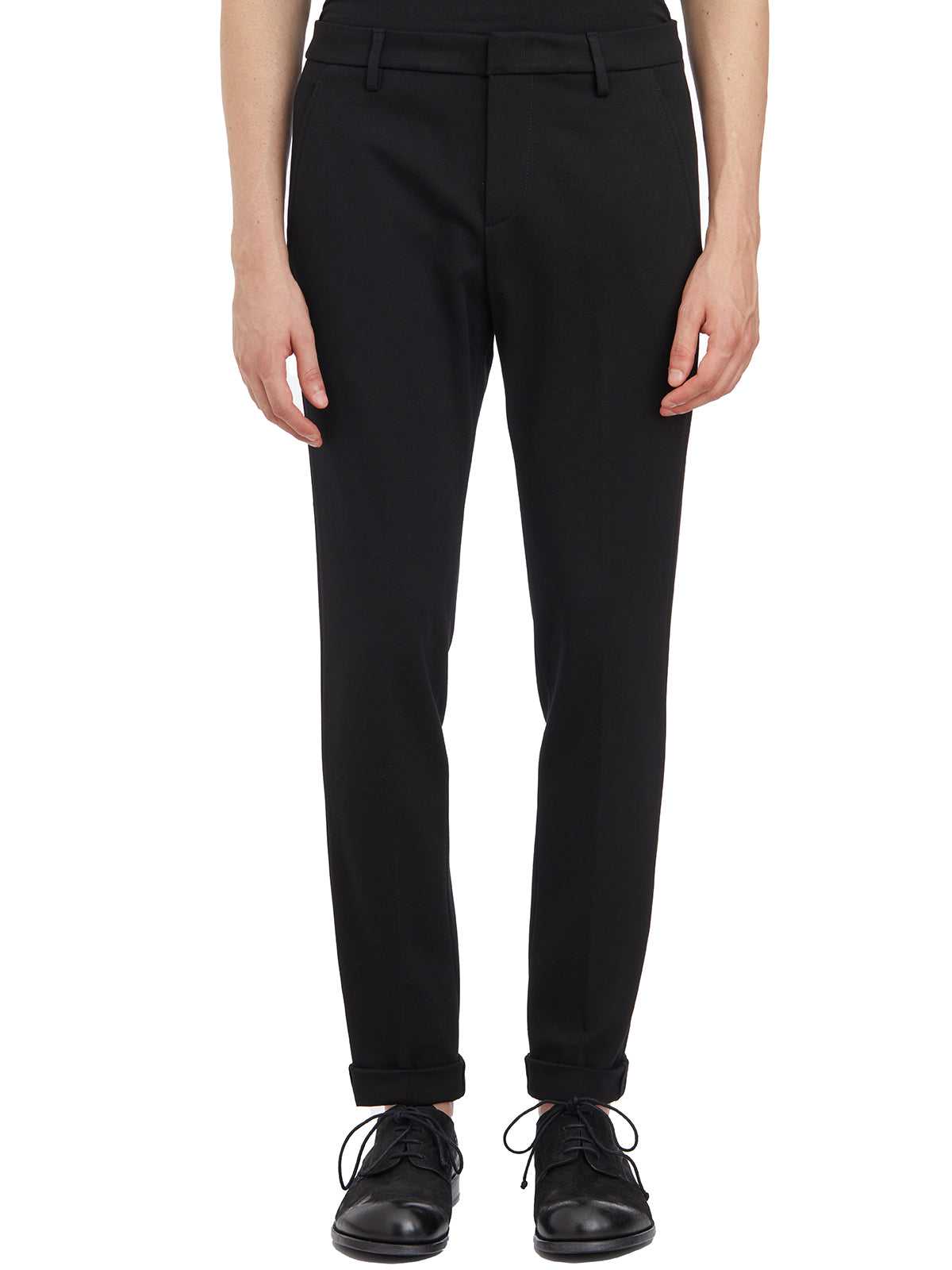 DONDUP Stretch Trousers with Button and Zip Closure - Size 32